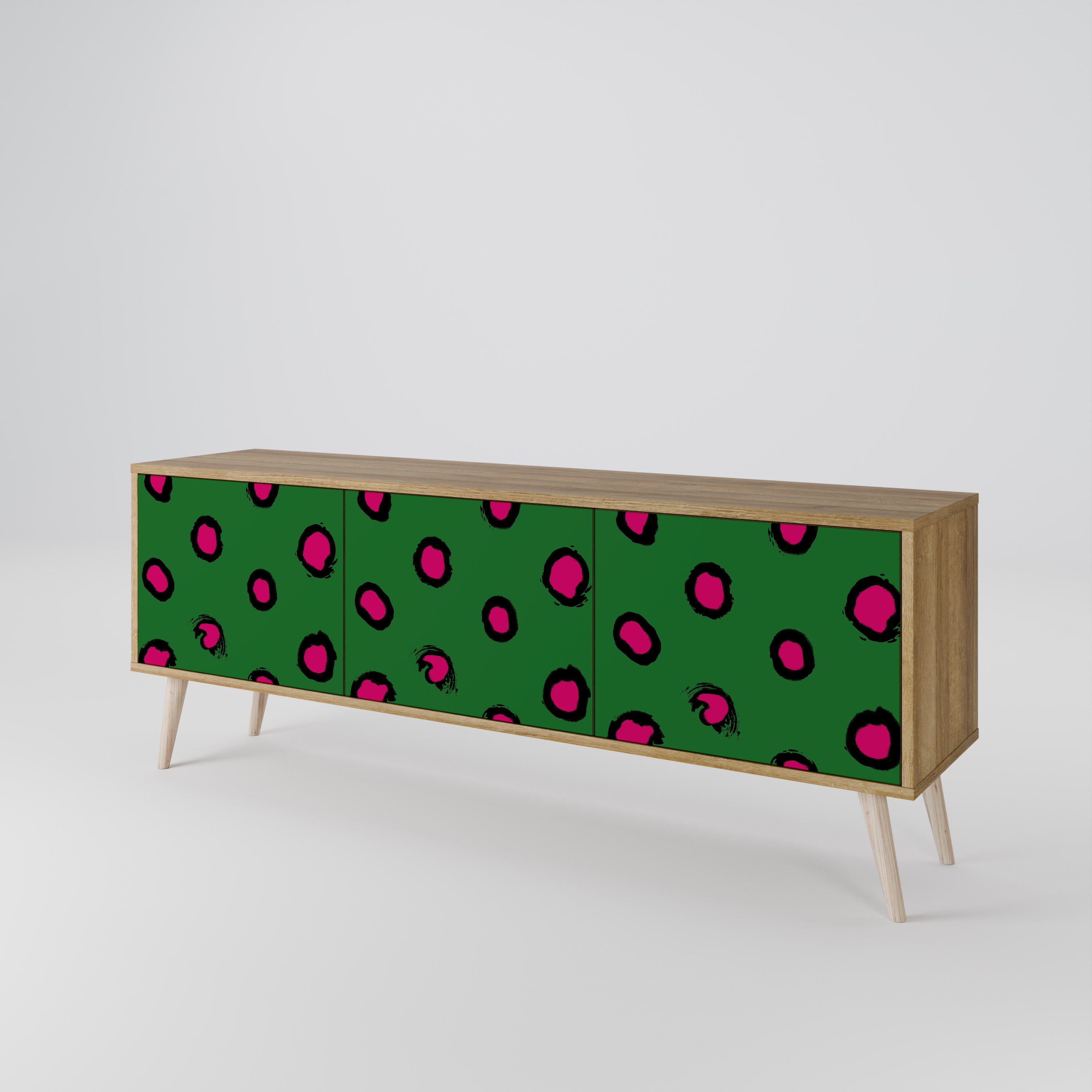 FUNKY SPOTS Třídveřový TV stolek
