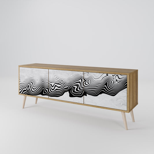 MONOCHROME MIRAGE 3-Door TV Cabinet