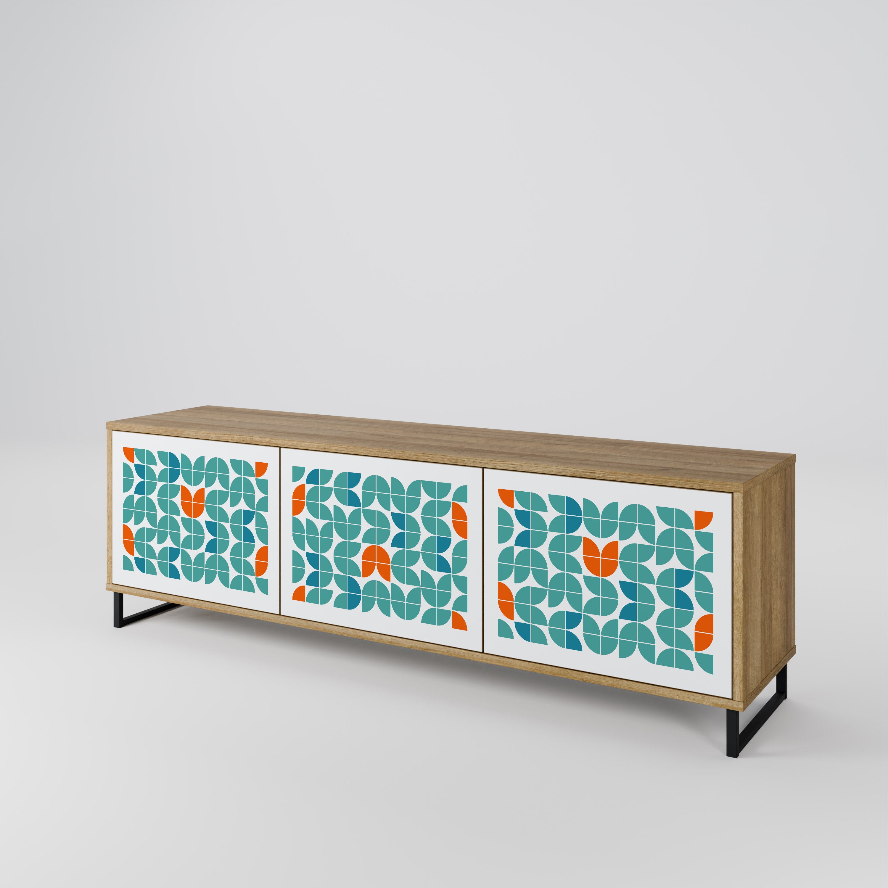 BE THE CHANGE Móvel de TV de 3 Portas