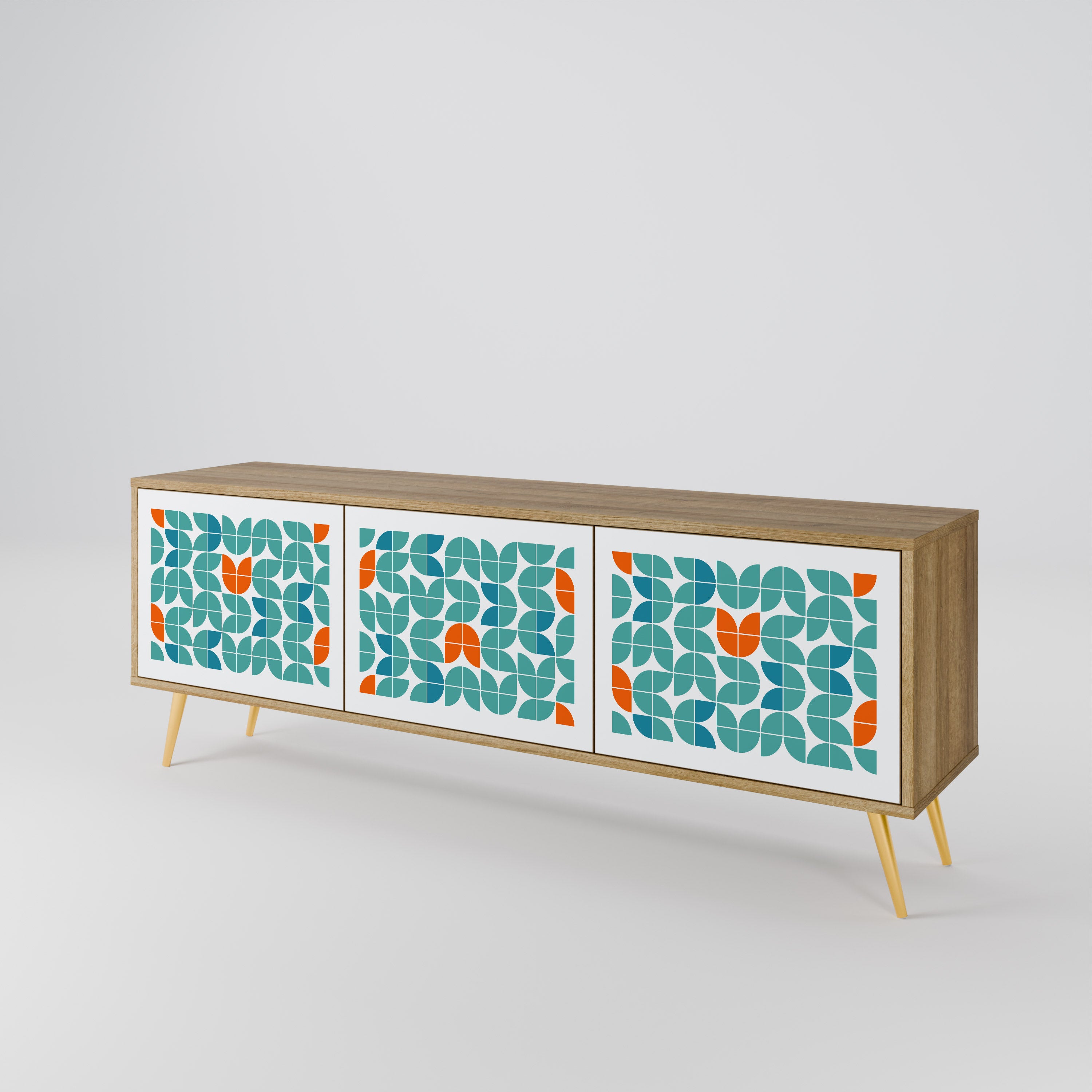 BE THE CHANGE Móvel de TV de 3 Portas