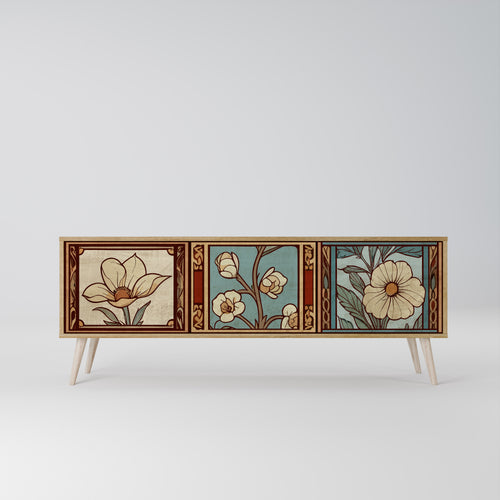 TIMELESS FLORA 3-Door TV Cabinet