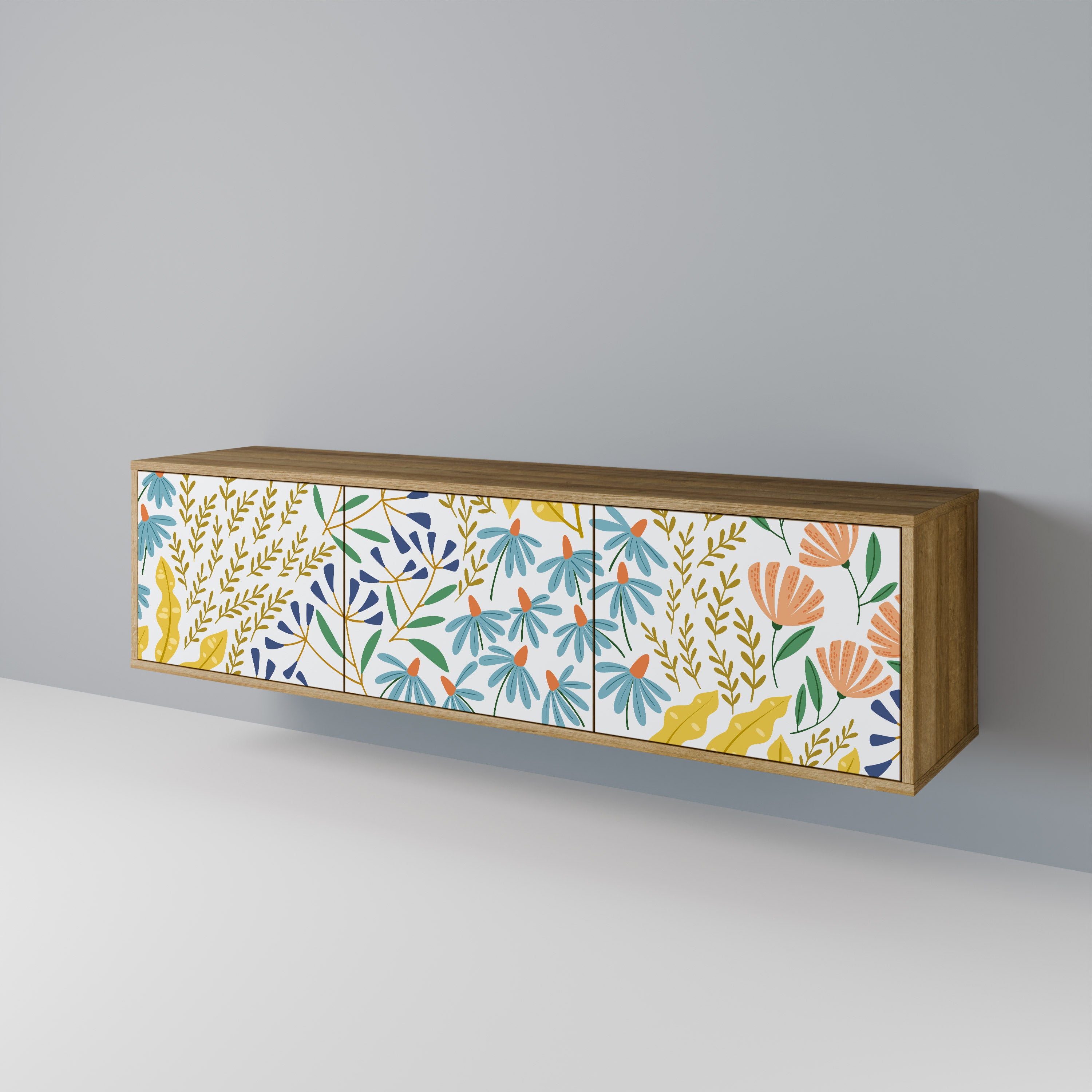 HELLO SPRING 3-türiges TV-Lowboard