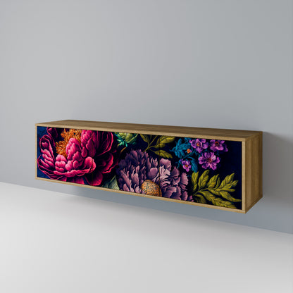 BLOOMING ELEGANCE Třídveřový TV stolek