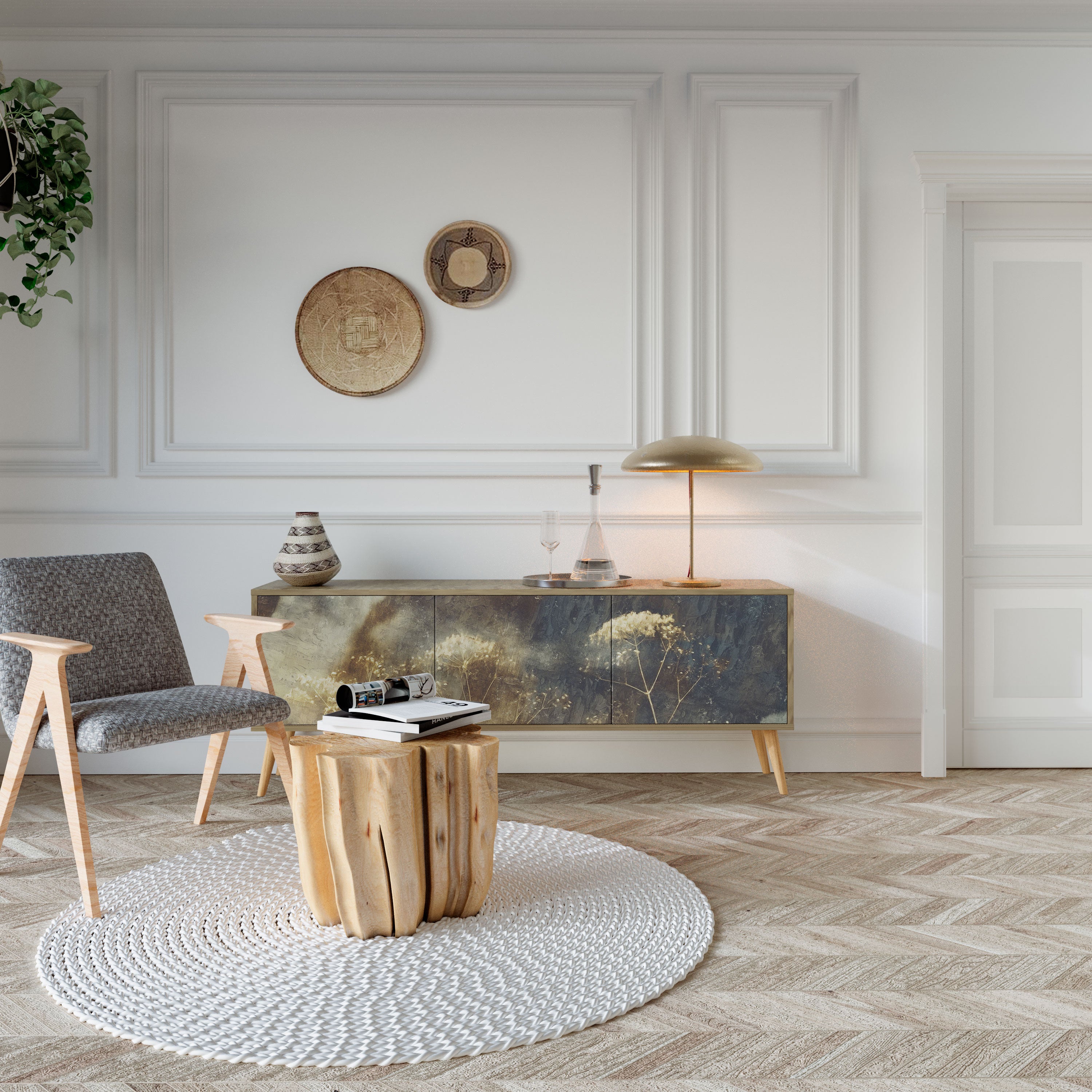 GENTLE POWER 3-türiges TV-Lowboard