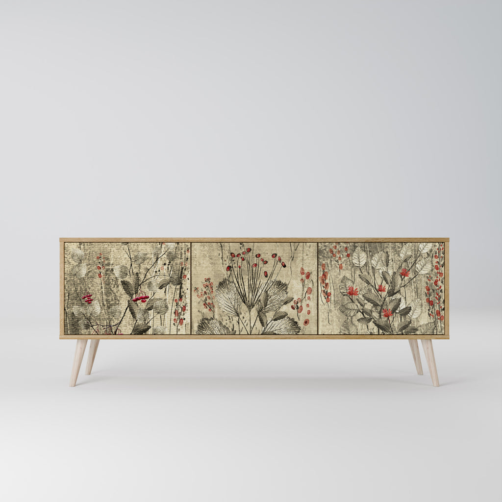 HERBAL GRACE 3-türiges TV-Lowboard