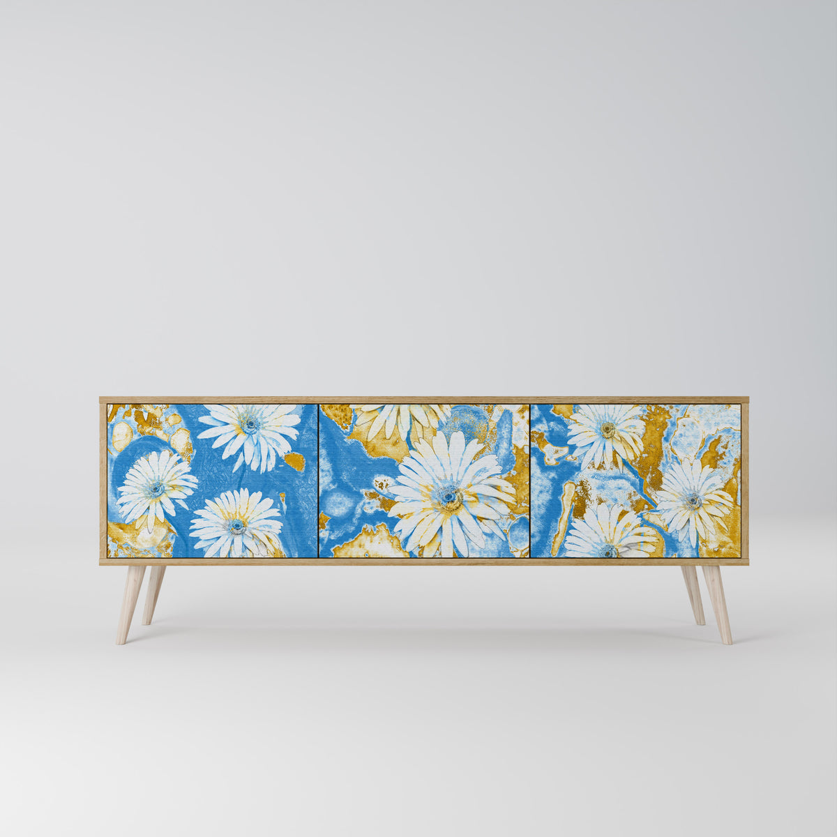 DAISY LUXE TV-bänk med 3 dörrar