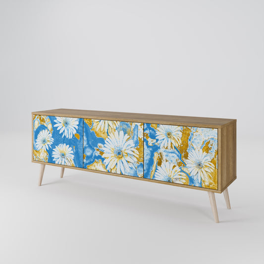 DAISY LUXE Mueble de TV de 3 Puertas