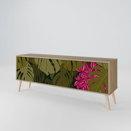 Mobile TV TROPICAL BEAUTY a 3 ante in effetto rovere