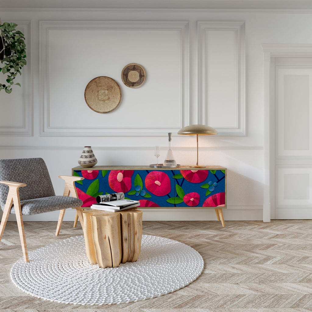 SPRING THOUGHTS Mueble de TV de 3 Puertas