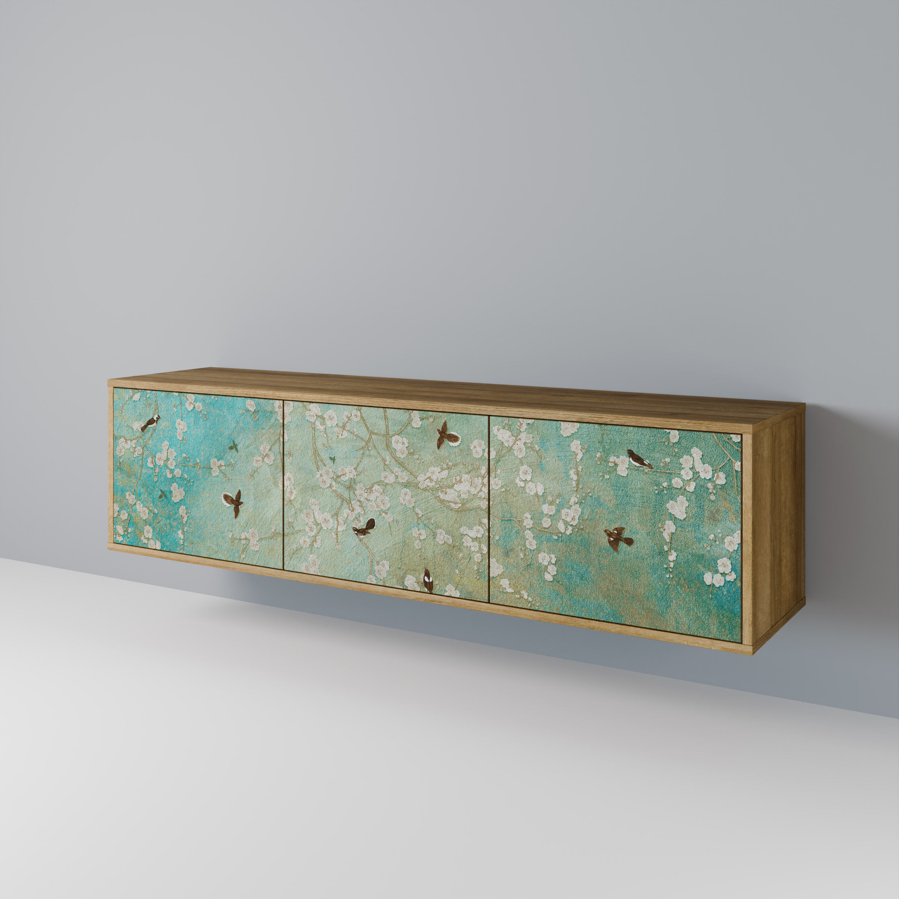 BLOOMING CHARM 3-türiges TV-Lowboard