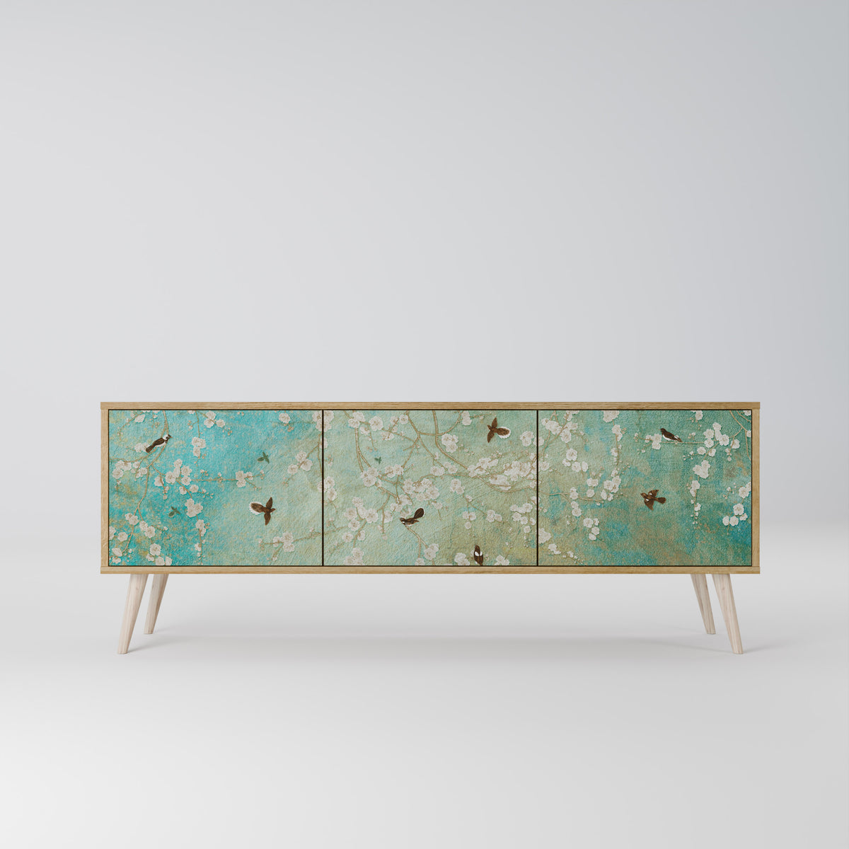 BLOOMING CHARM Móvel de TV de 3 Portas