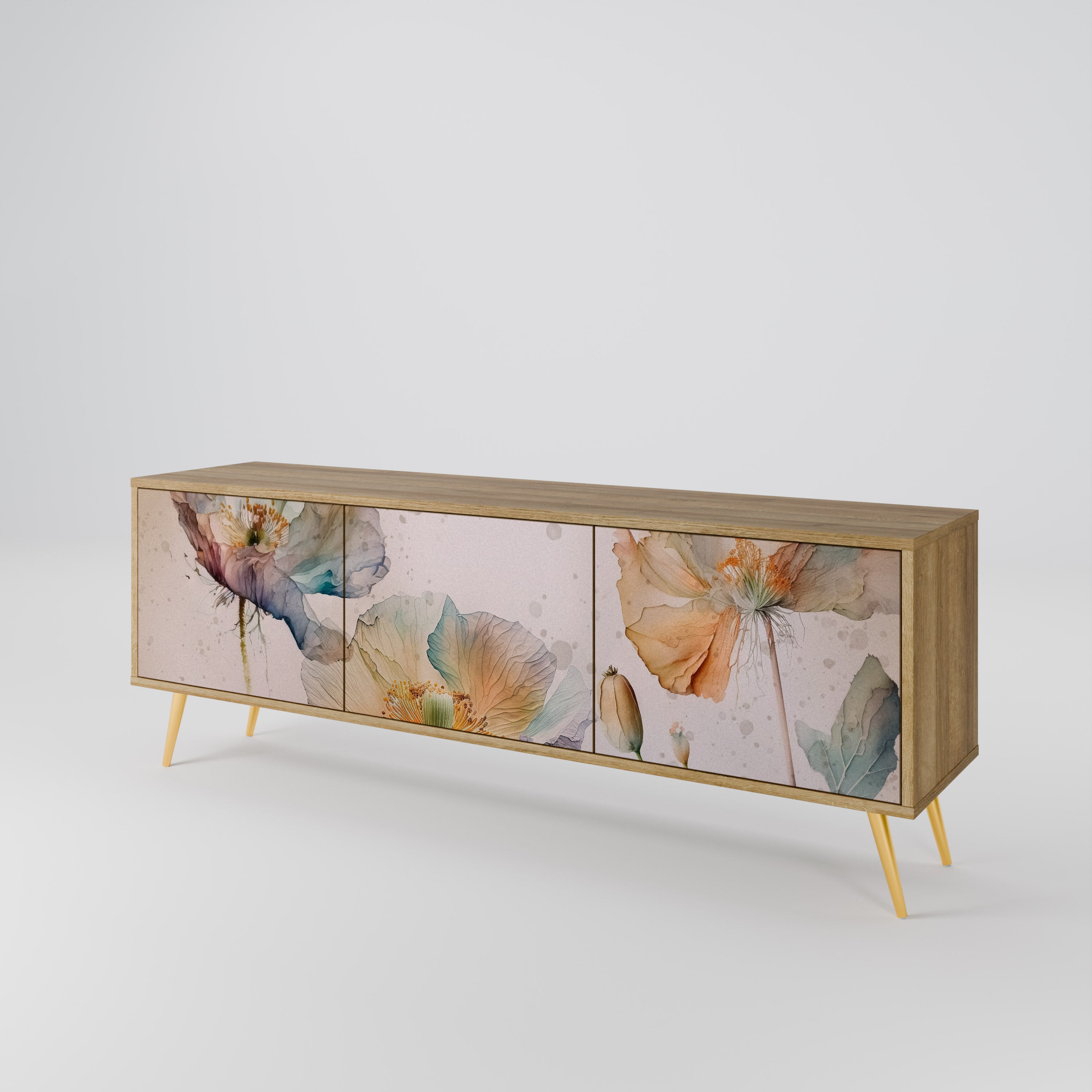 SOFTEN POPPY 3-türiges TV-Lowboard