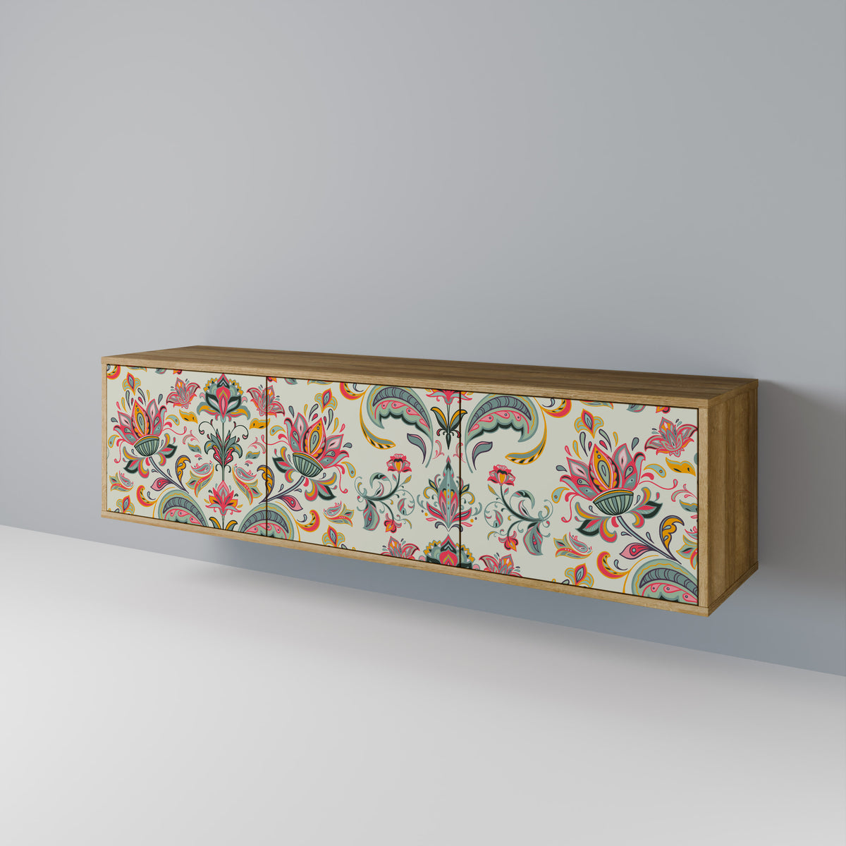 ORGANIC FOLKLORE 3-Door TV Cabinet