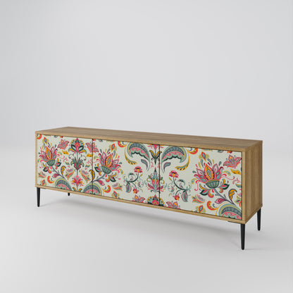 ORGANIC FOLKLORE 3-Door TV Cabinet