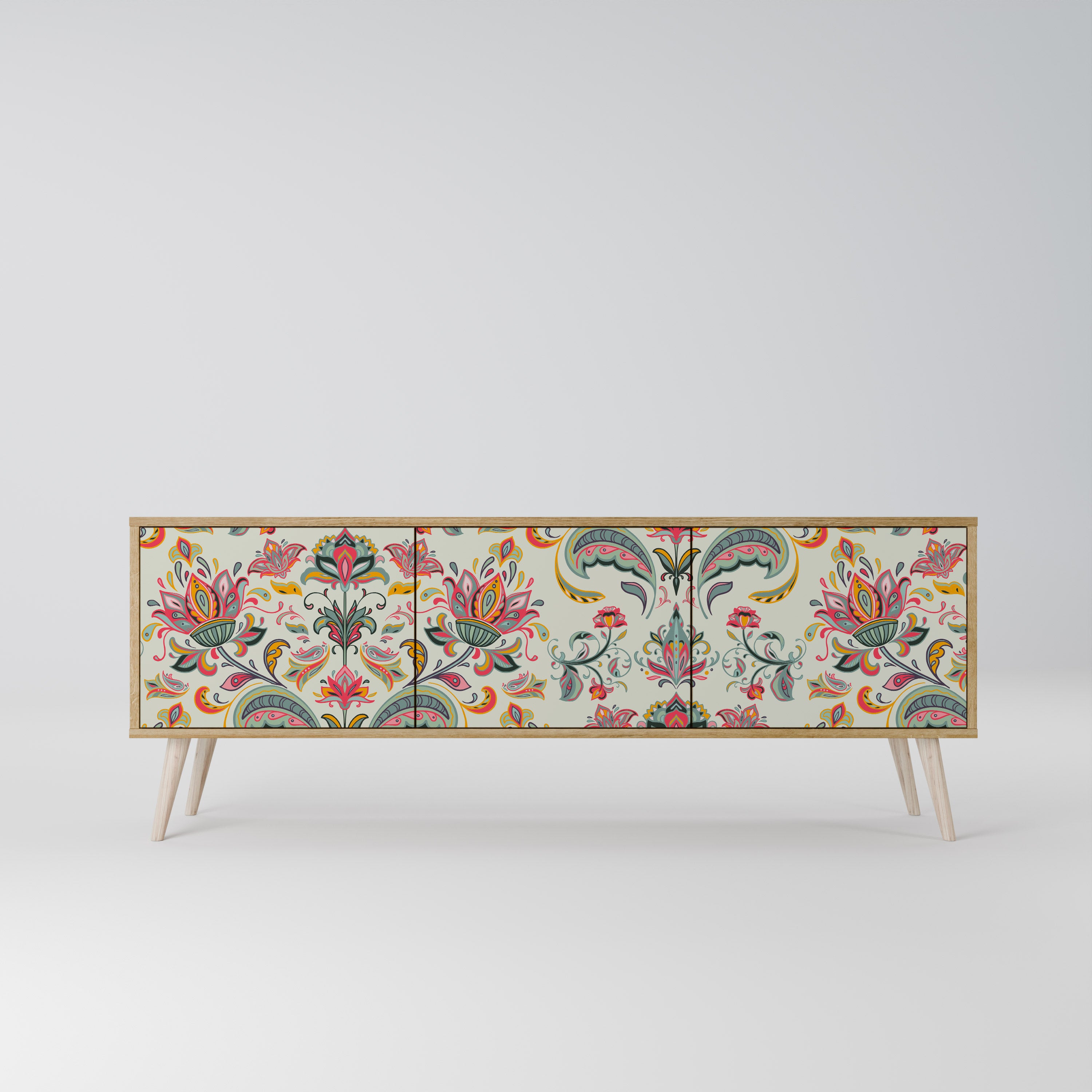 ORGANIC FOLKLORE 3-Door TV Cabinet