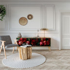 DAHLIAS AND POMEGRANATES Móvel de TV de 3 Portas