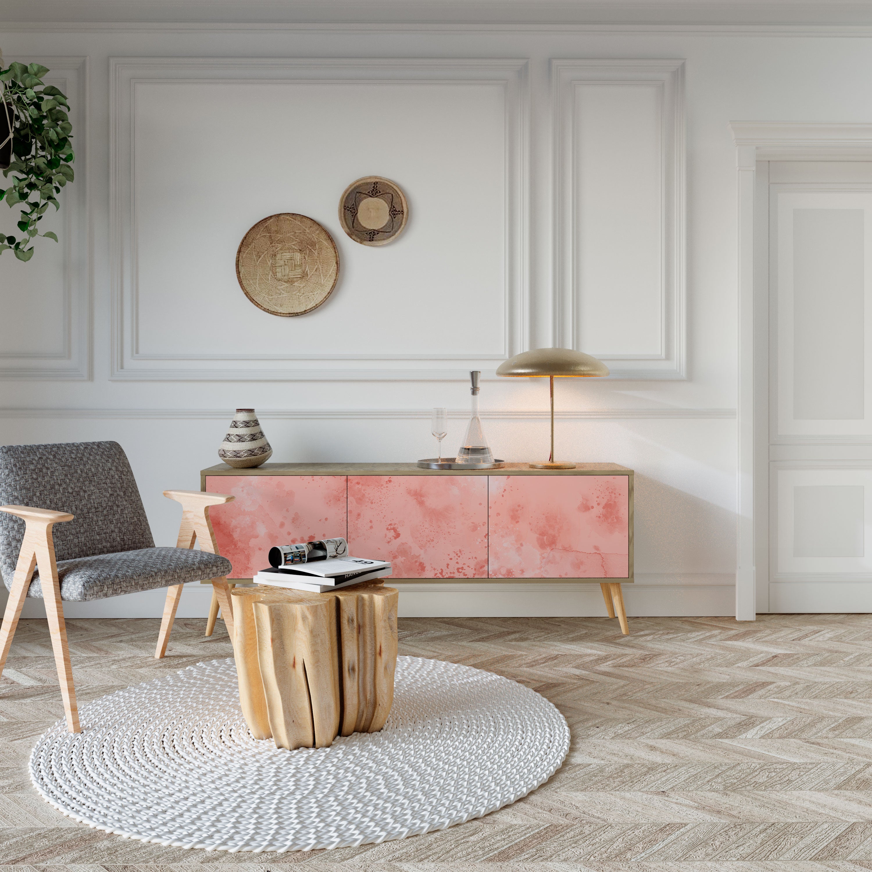 CRANE DANCE 3-Door TV Cabinet