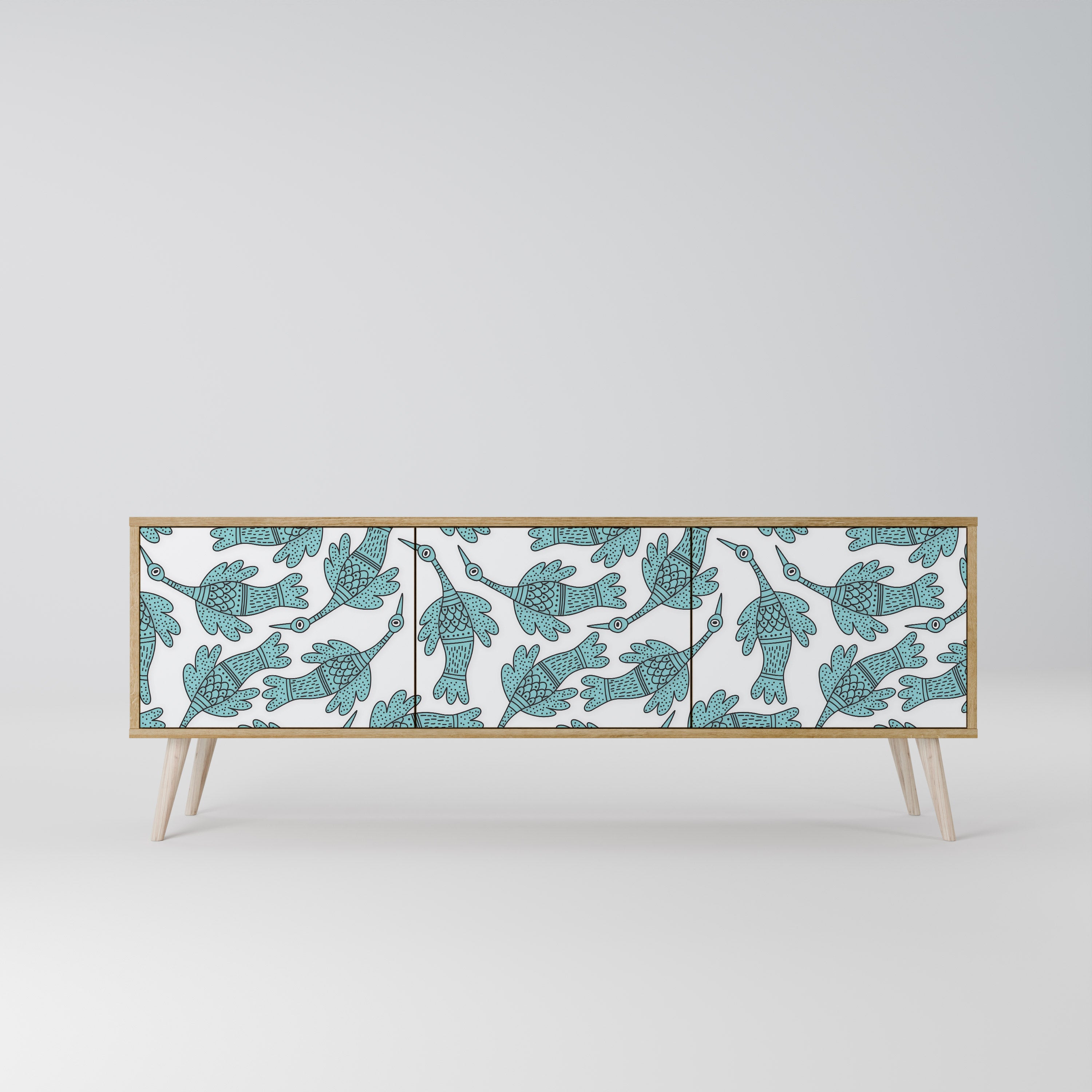 WATERSPOUT SONGIBIRD 3-Door TV Cabinet