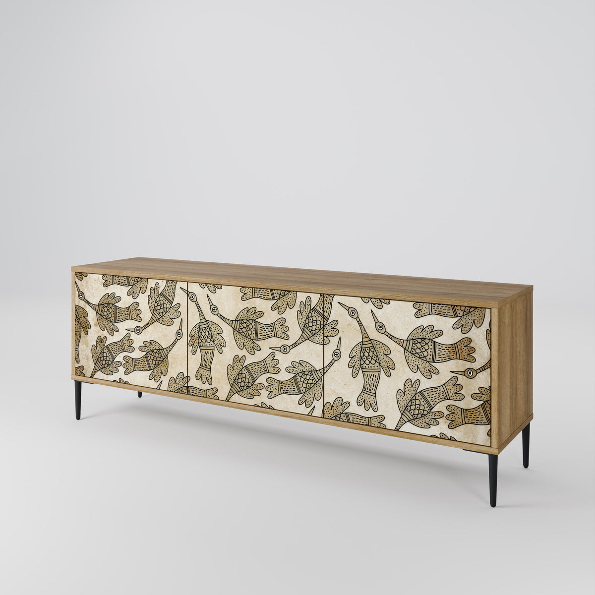 ALMONDINE SONGBIRD 3-türiges TV-Lowboard