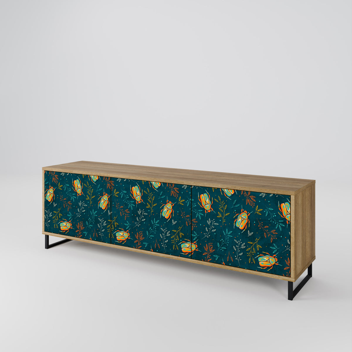 AUTUMN INSECTS Mueble de TV de 3 Puertas