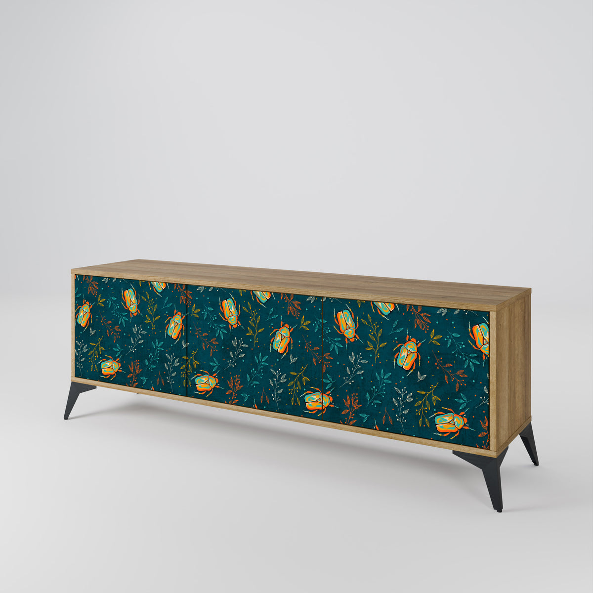 AUTUMN INSECTS Mueble de TV de 3 Puertas