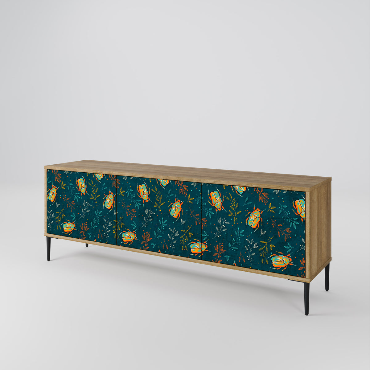 AUTUMN INSECTS Mueble de TV de 3 Puertas