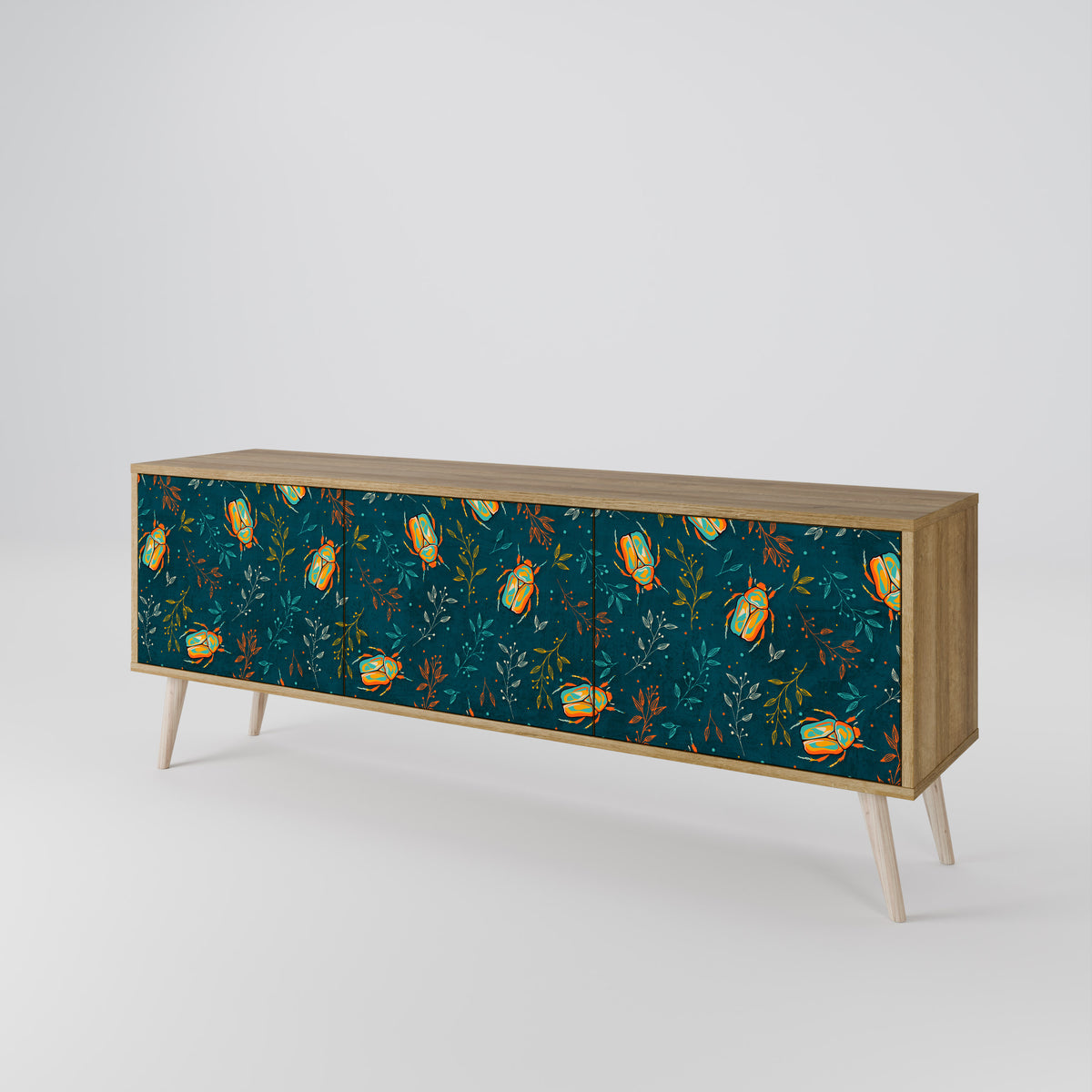 AUTUMN INSECTS Mueble de TV de 3 Puertas
