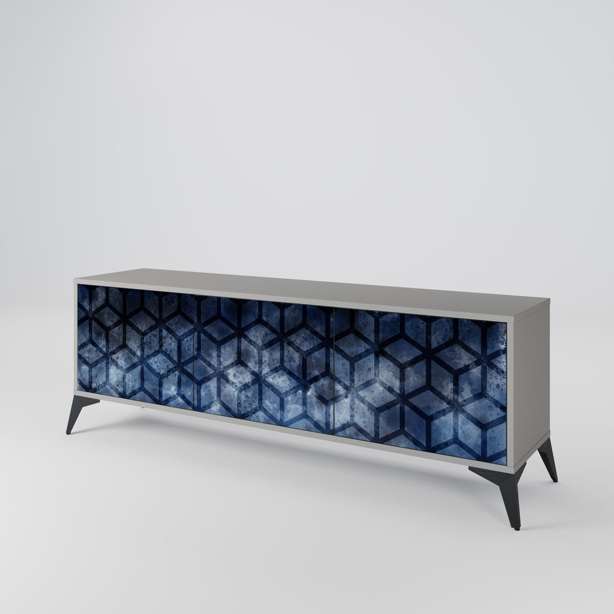 CUBIC MIST 3-türiges TV-Lowboard