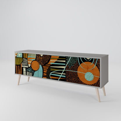 GEODE GLIMMER 3-Door TV Cabinet