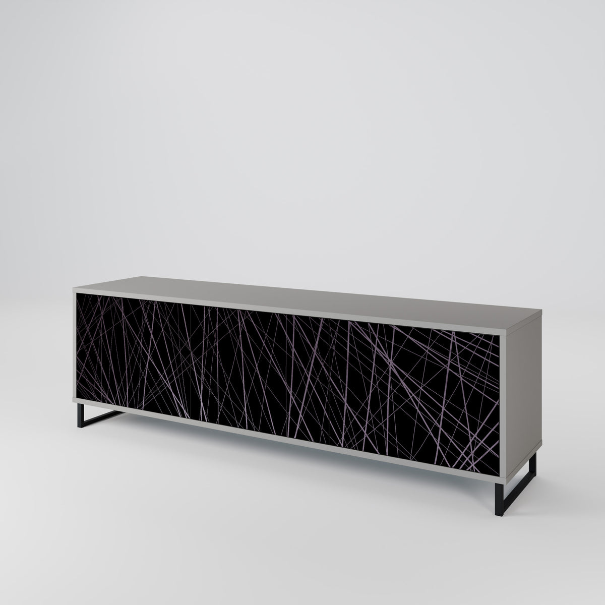 SHIMMER SPIDERGRAM 3-türiges TV-Lowboard