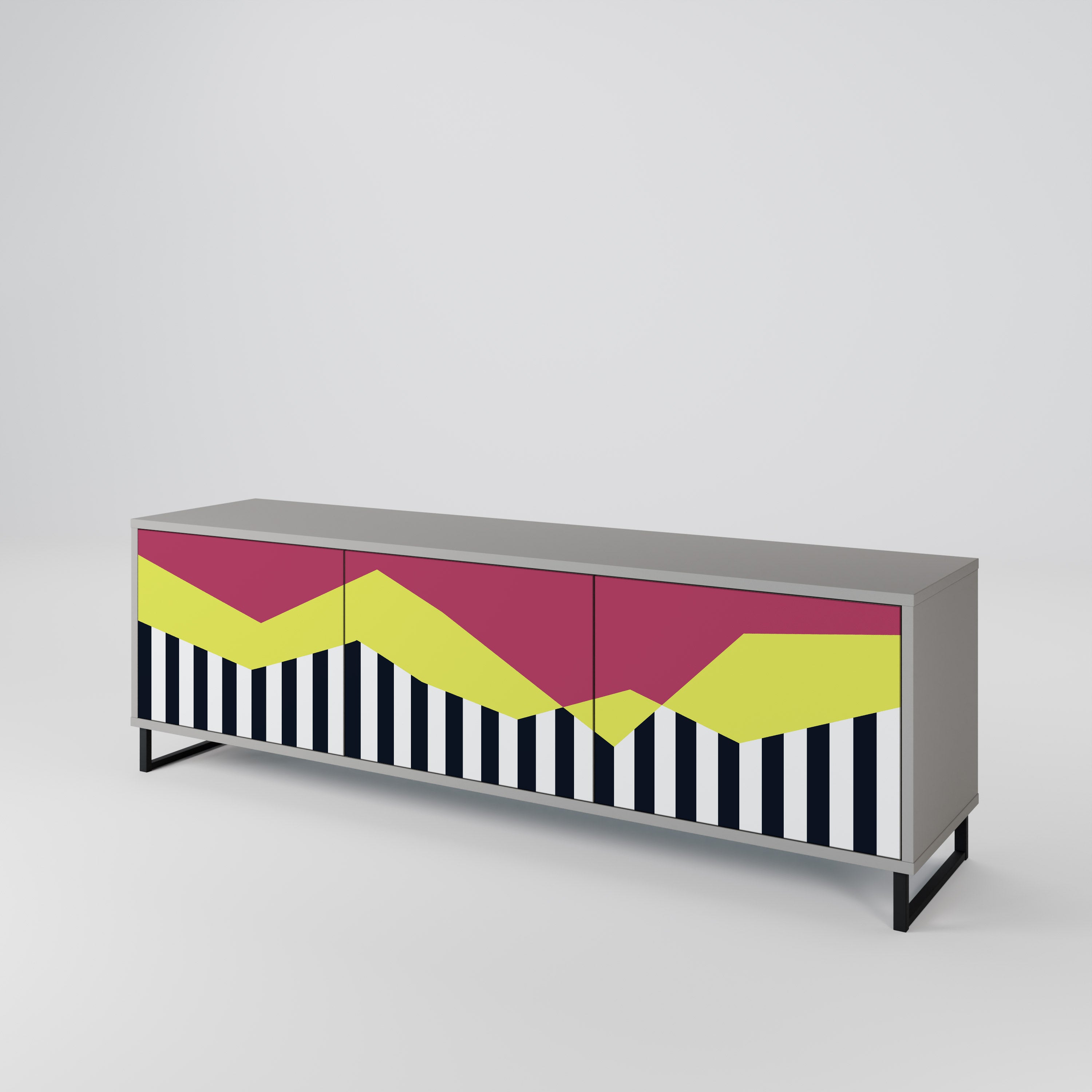 PIANO FANTASY 3-Door TV Cabinet