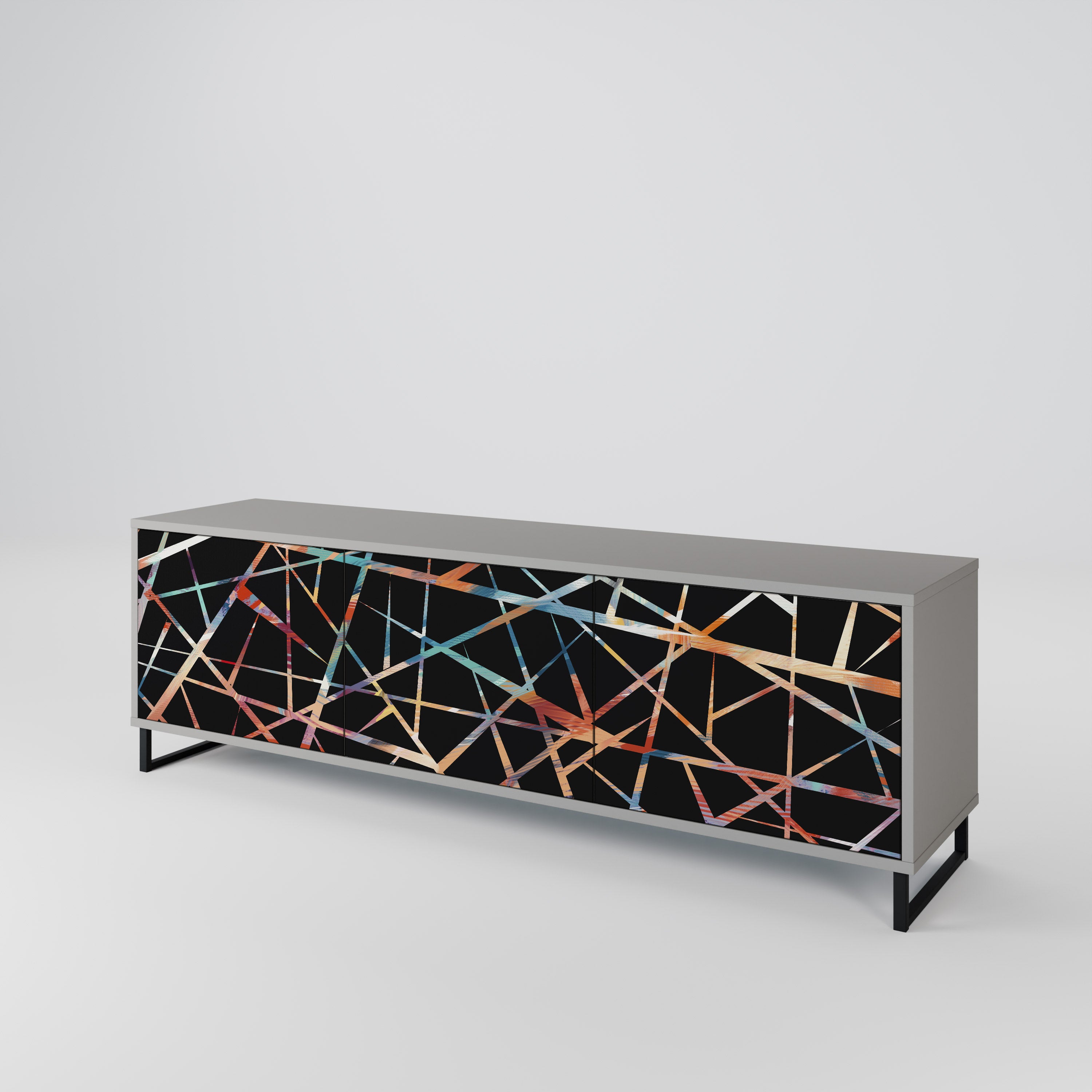 POLYGON VERVE 3-Door TV Cabinet