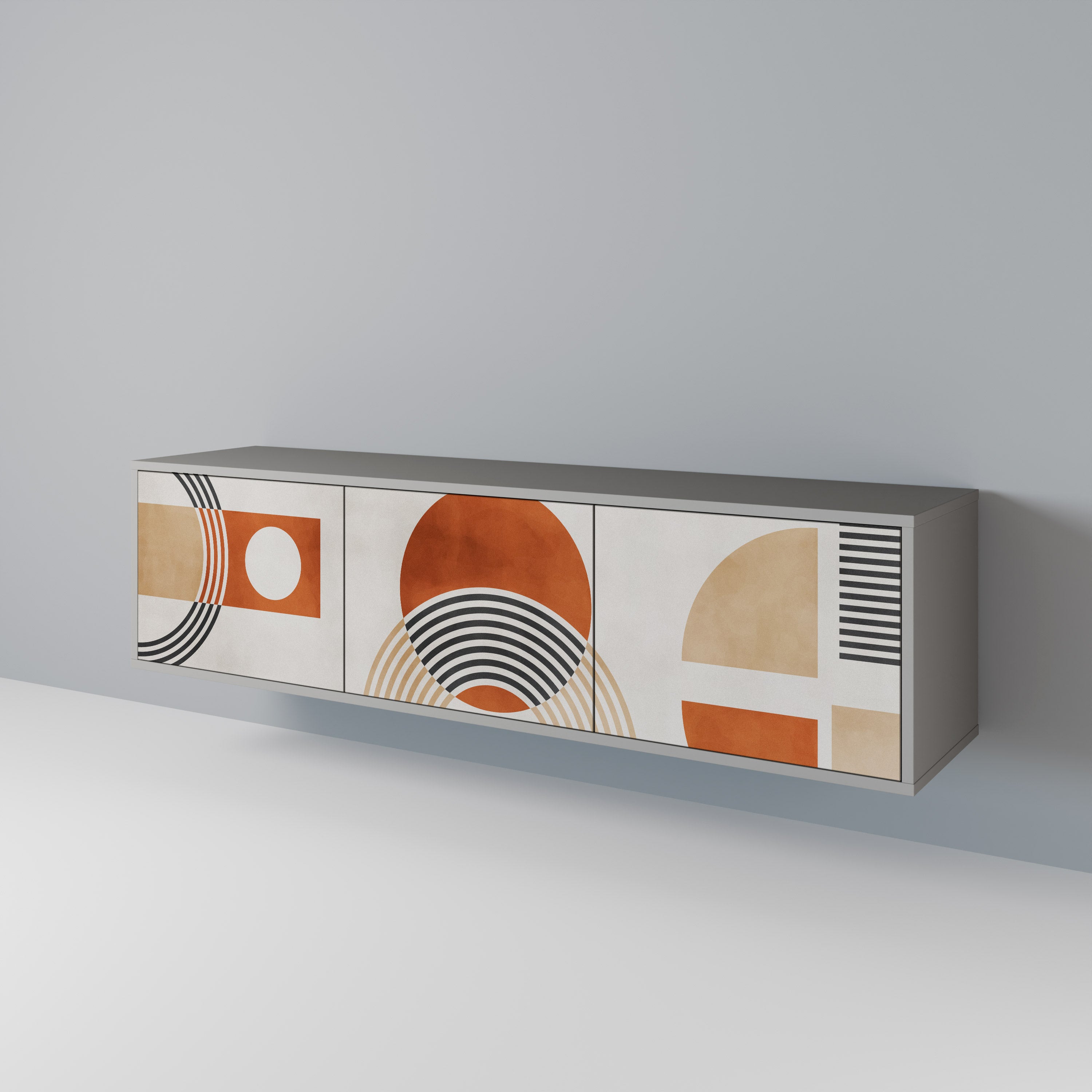 SPACE AROUND TV-bänk med 3 dörrar