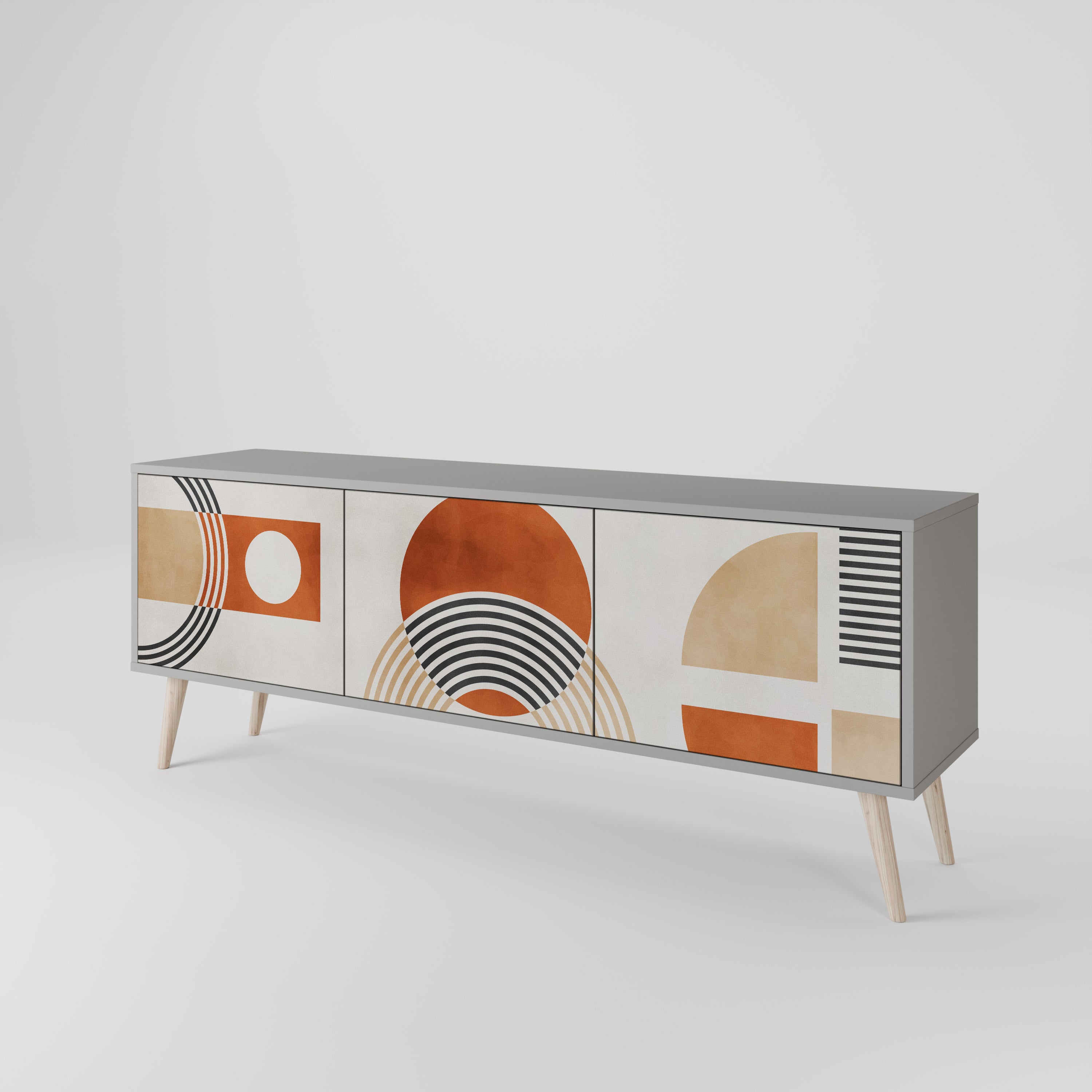 SPACE AROUND TV-bänk med 3 dörrar
