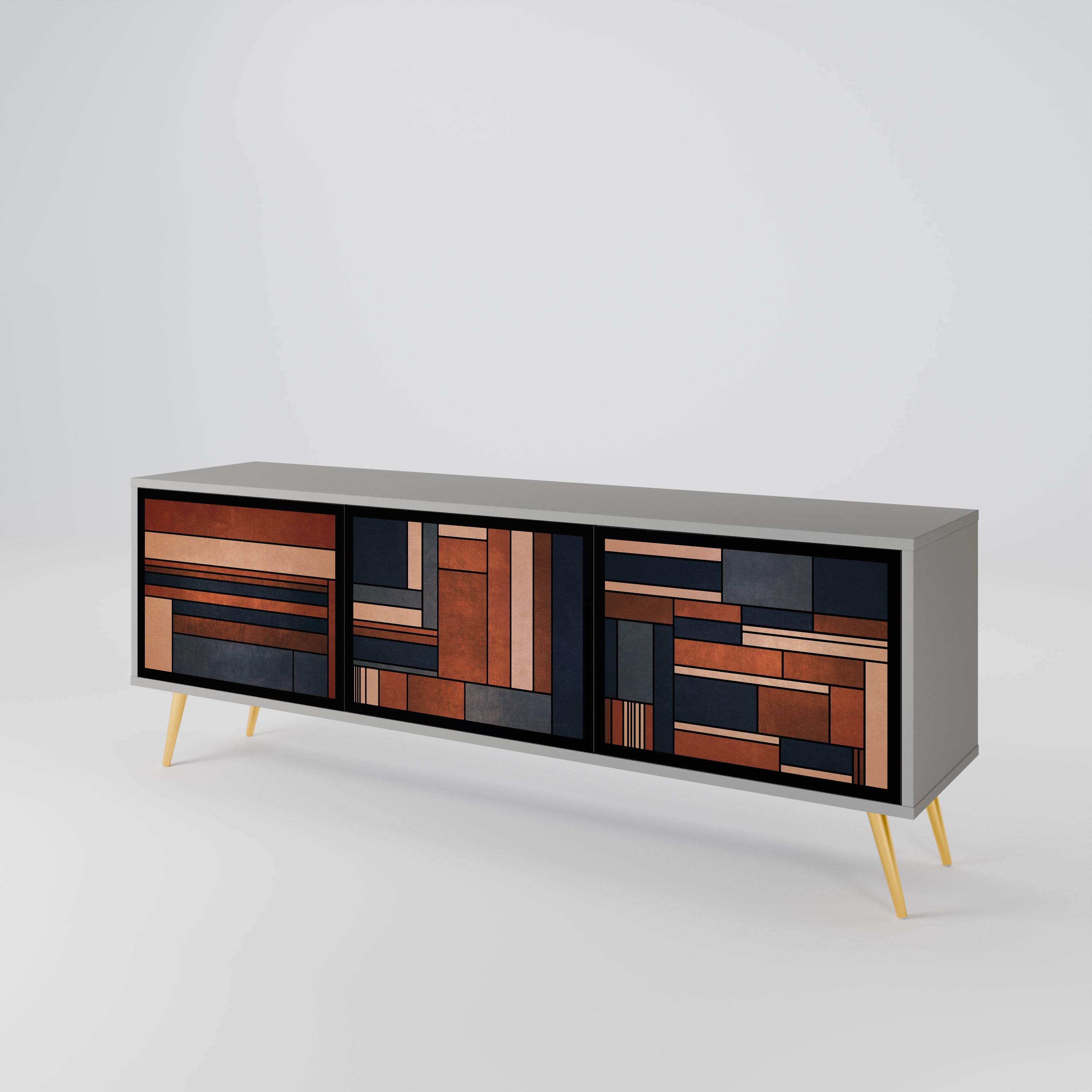 INTREPID FORMATION 3-Door TV Cabinet