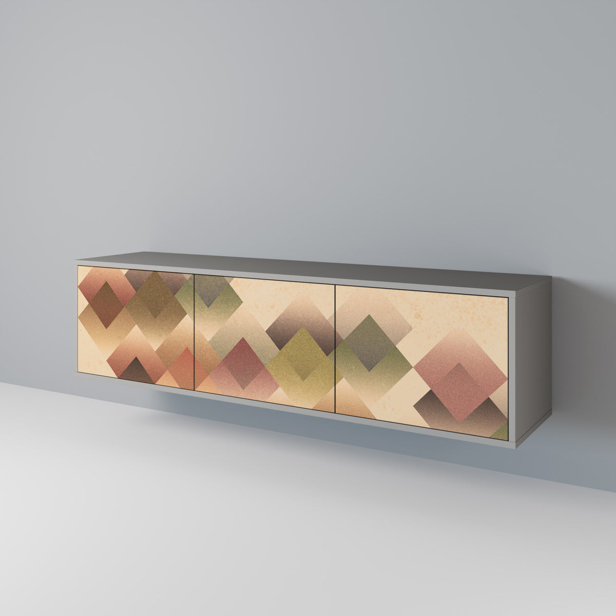 GEOMETRIC FUSION 3-türiges TV-Lowboard
