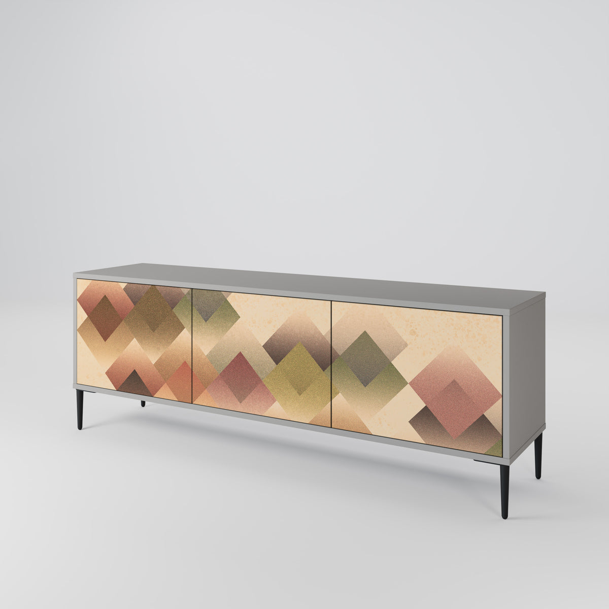 GEOMETRIC FUSION 3-türiges TV-Lowboard