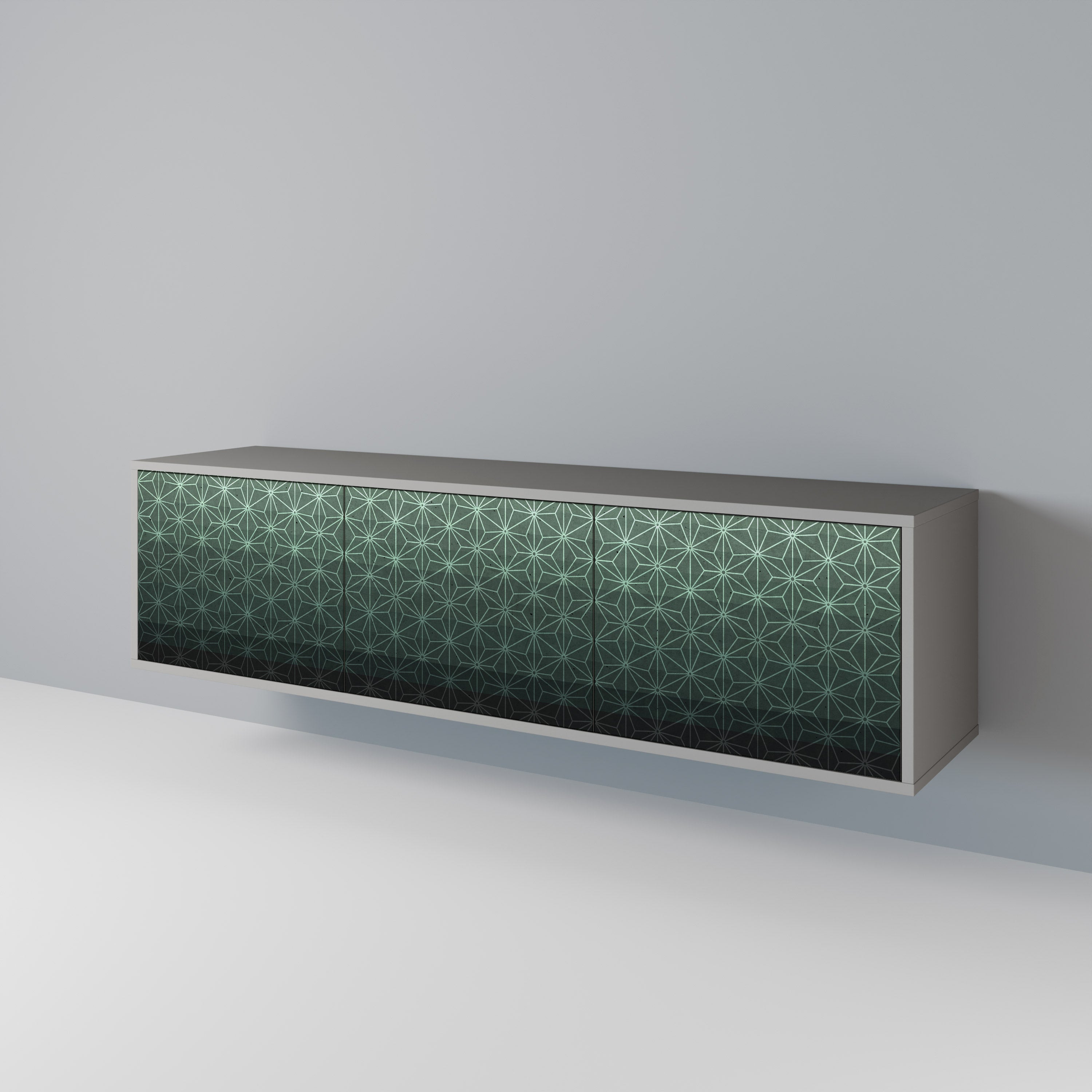 ORNAMENTAL GLIMMER Móvel de TV de 3 Portas