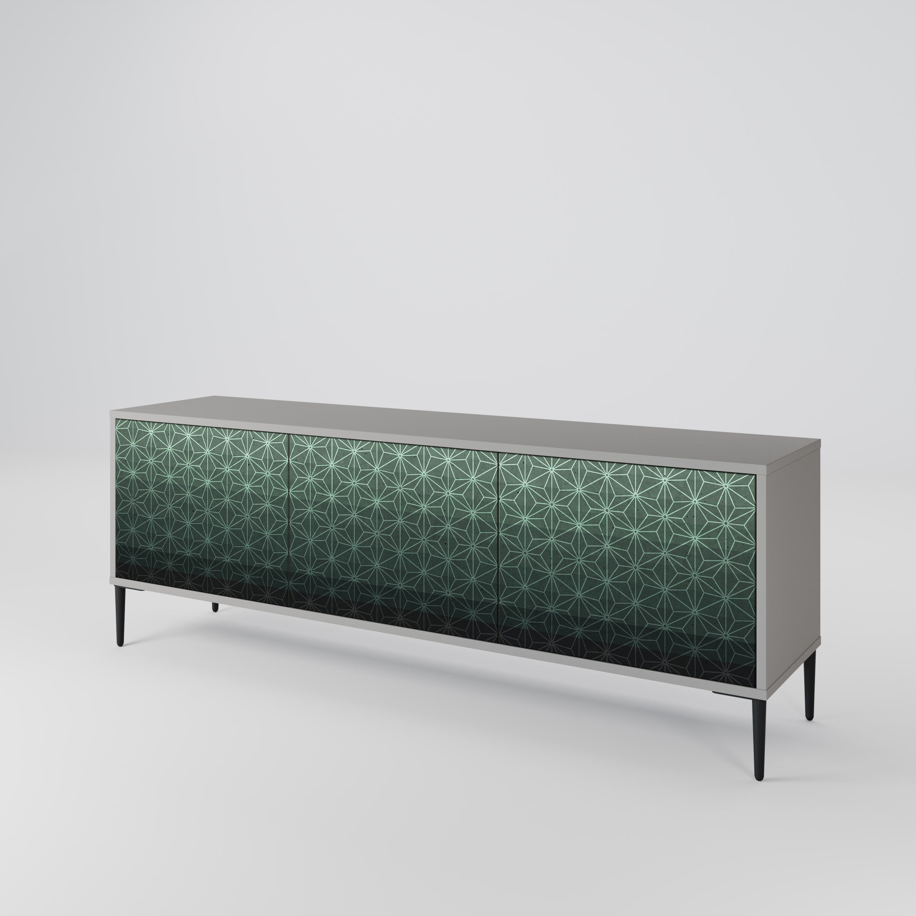 ORNAMENTAL GLIMMER Móvel de TV de 3 Portas