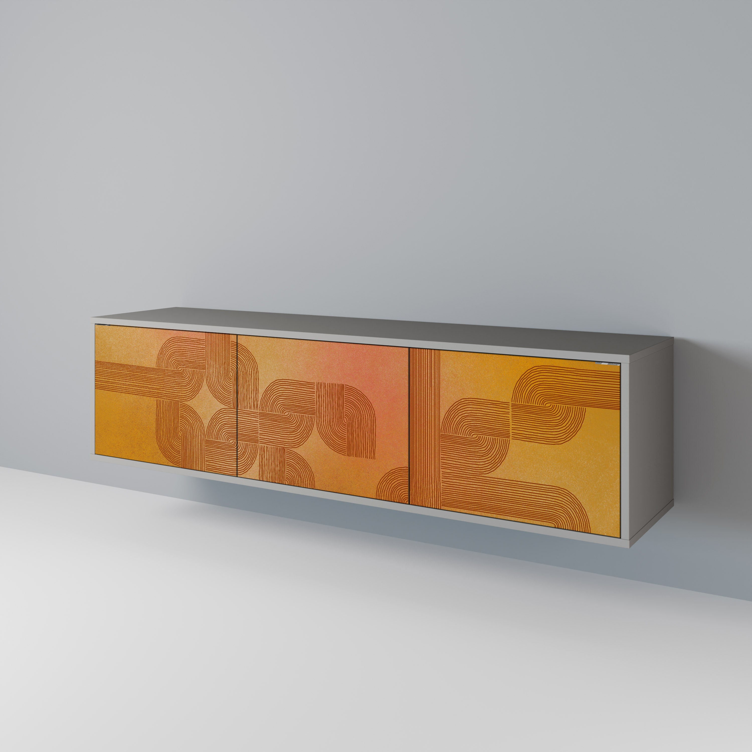 STRENGTHENING RELATION Mueble de TV de 3 Puertas