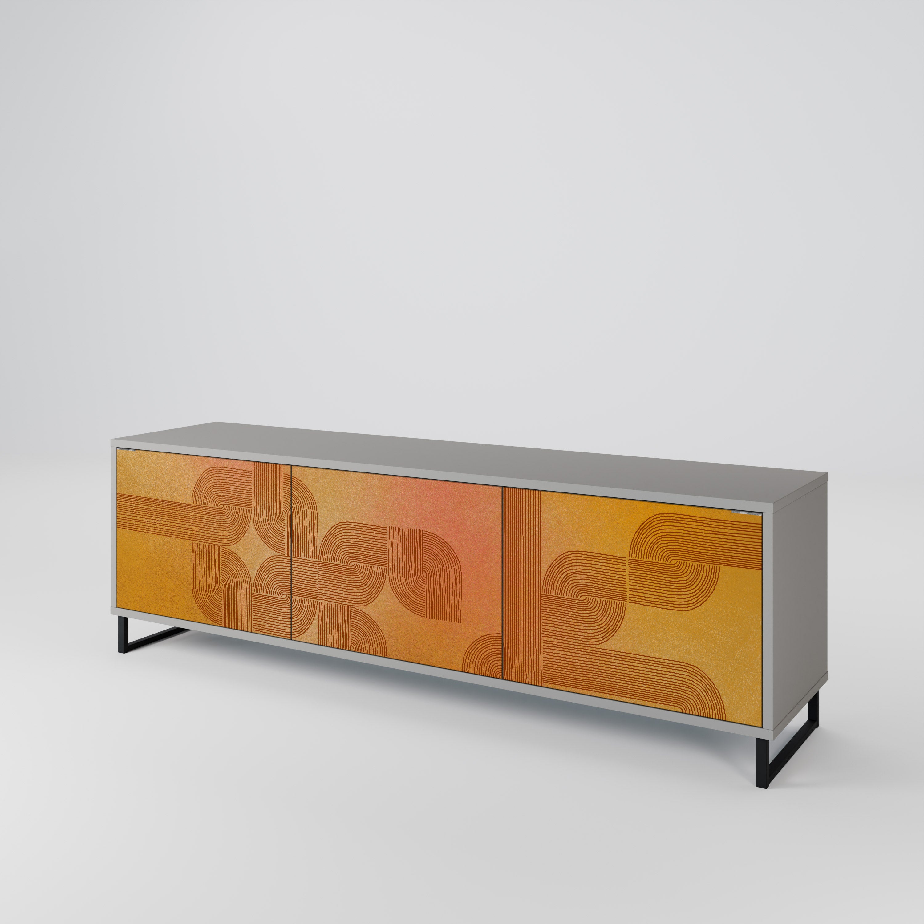STRENGTHENING RELATION Mueble de TV de 3 Puertas