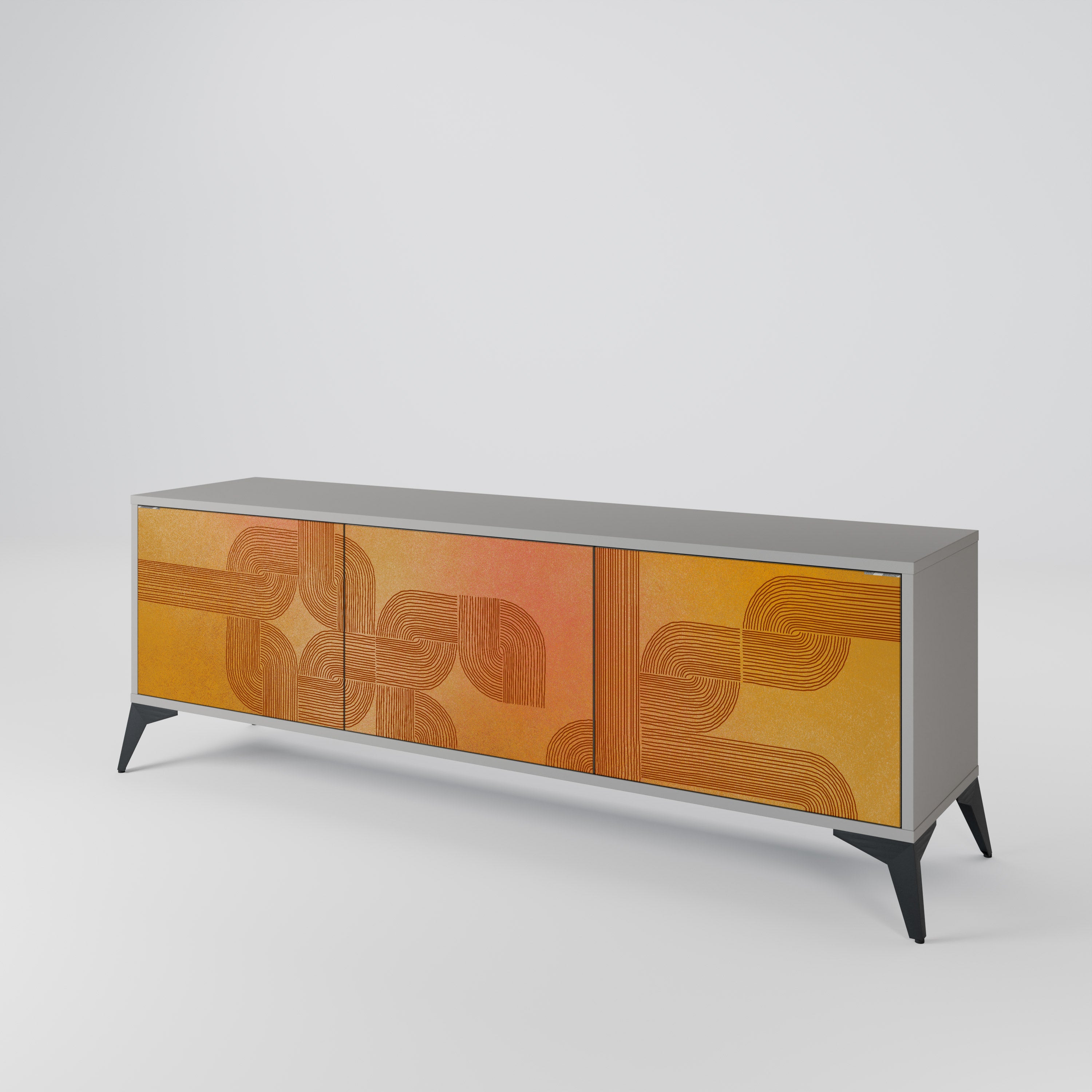 STRENGTHENING RELATION Mueble de TV de 3 Puertas