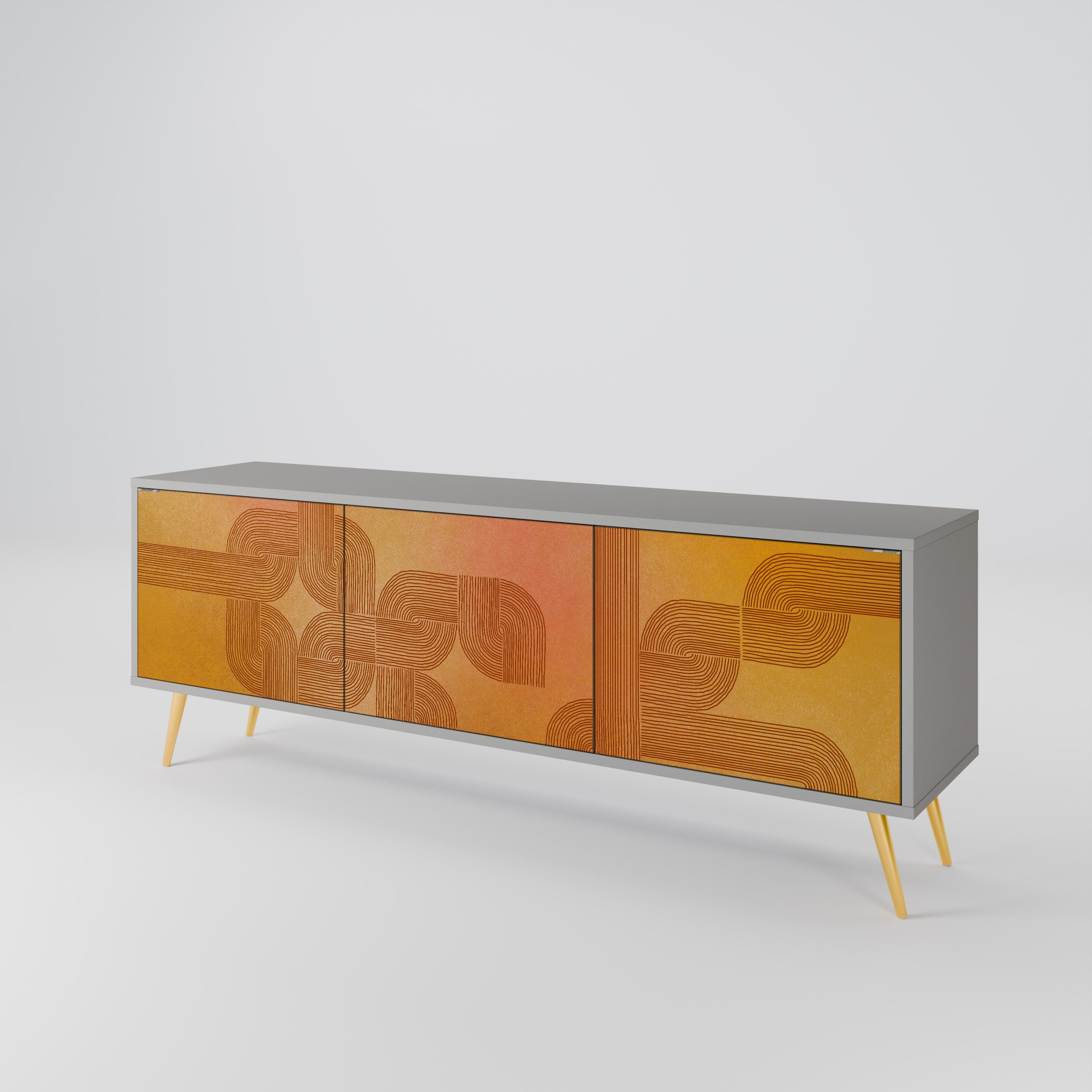STRENGTHENING RELATION Mueble de TV de 3 Puertas
