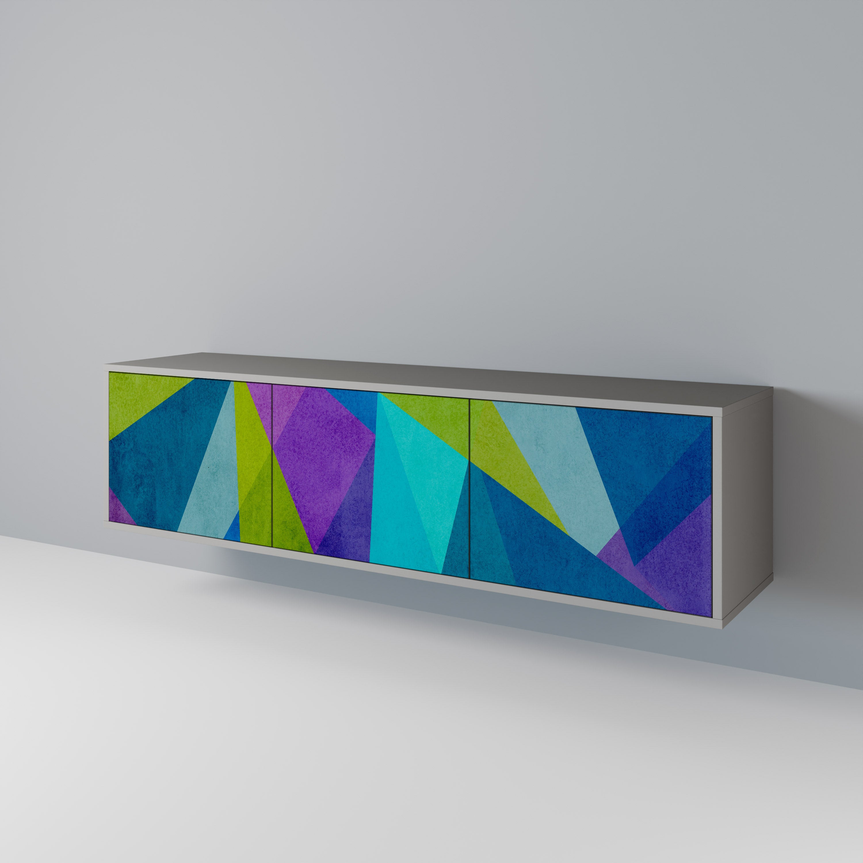 COLD SHOWCASE Mueble de TV de 3 Puertas