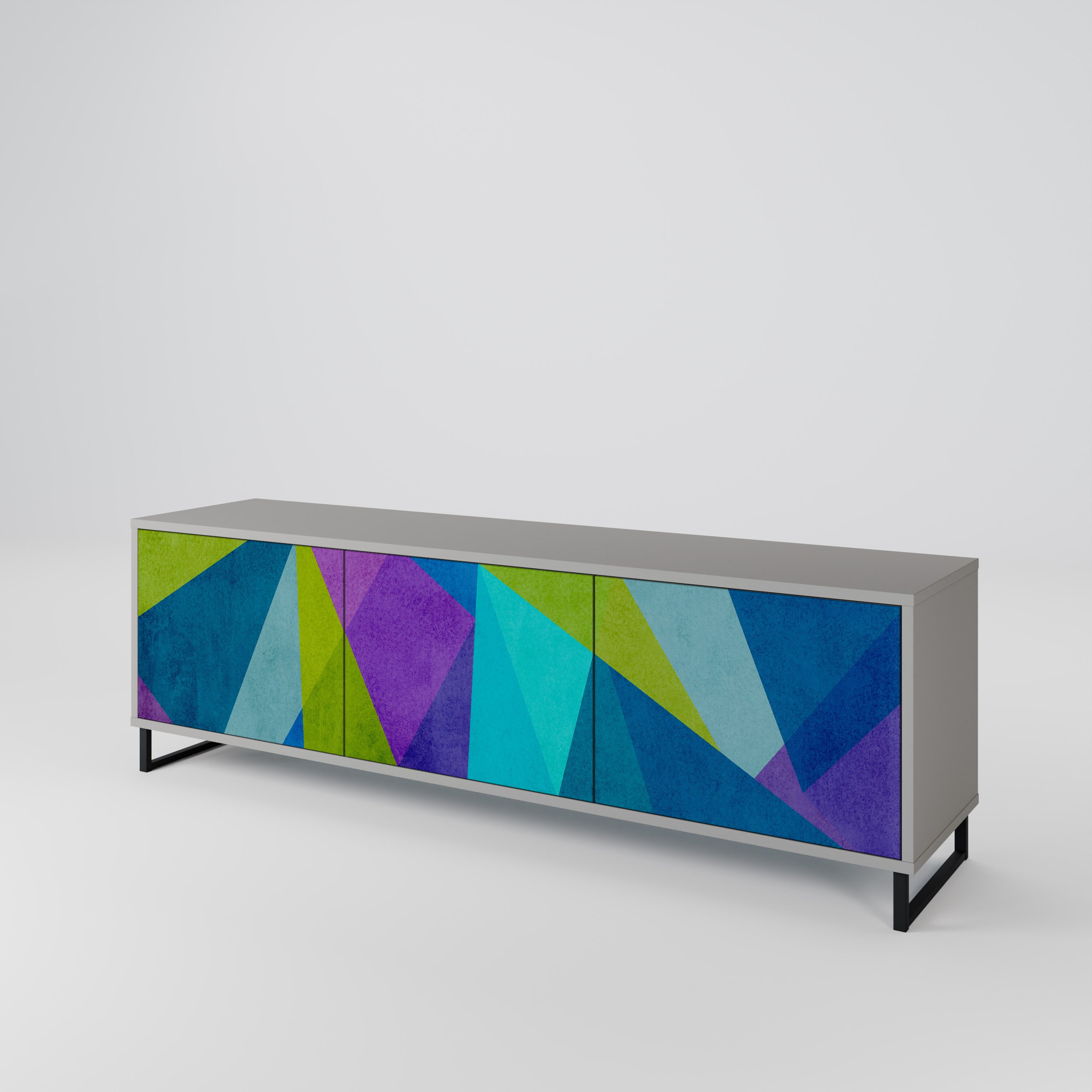 COLD SHOWCASE Mueble de TV de 3 Puertas