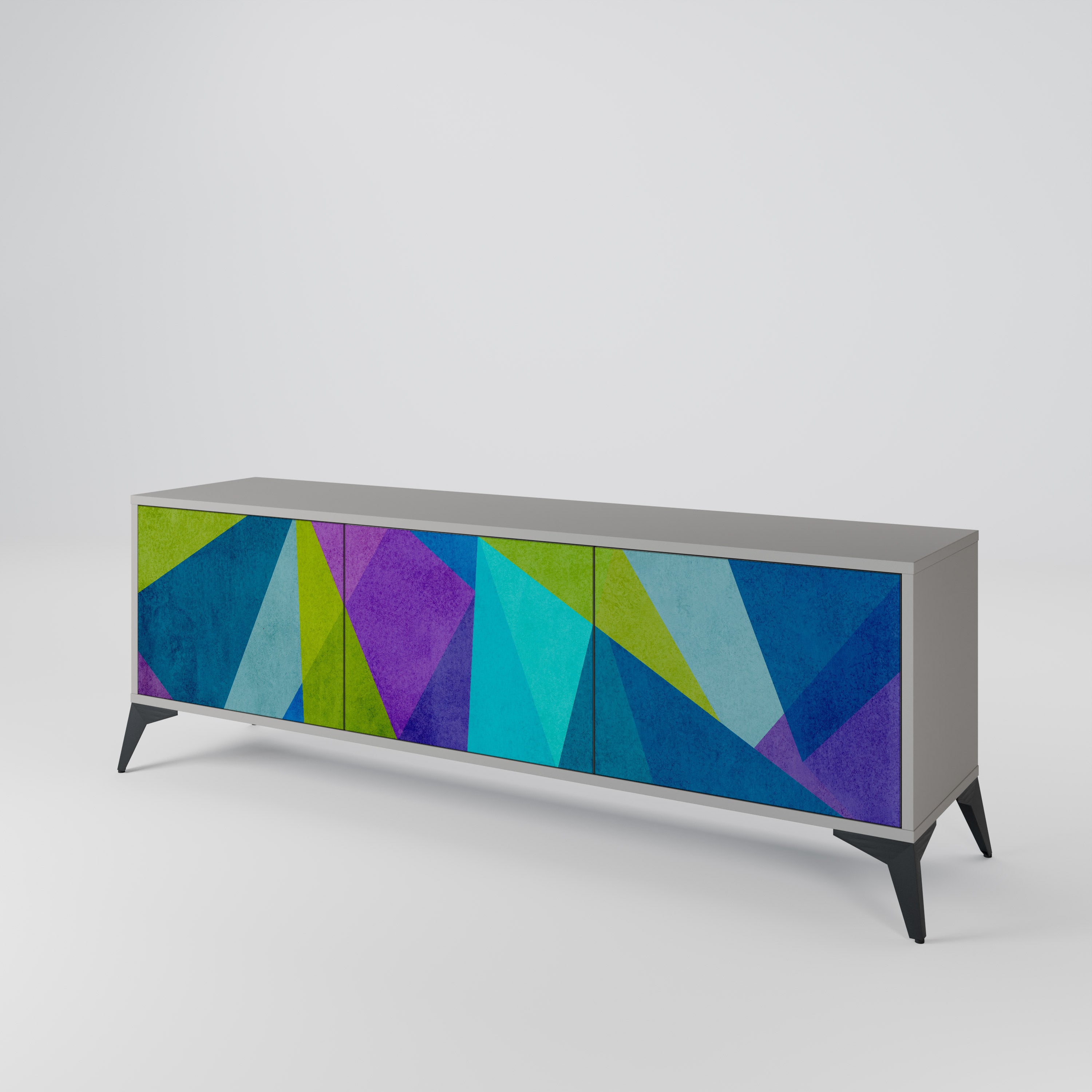 COLD SHOWCASE Mueble de TV de 3 Puertas