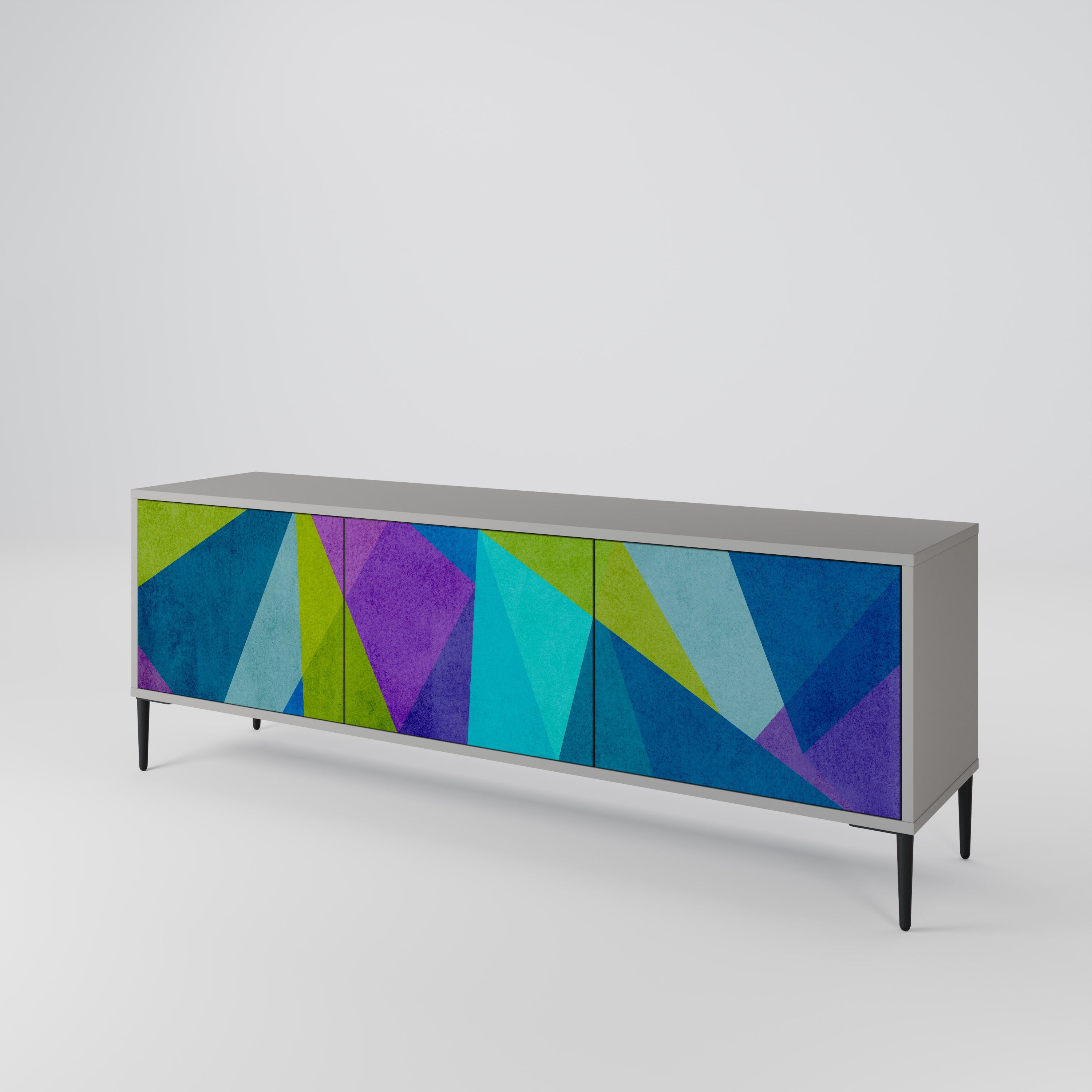 COLD SHOWCASE Mueble de TV de 3 Puertas