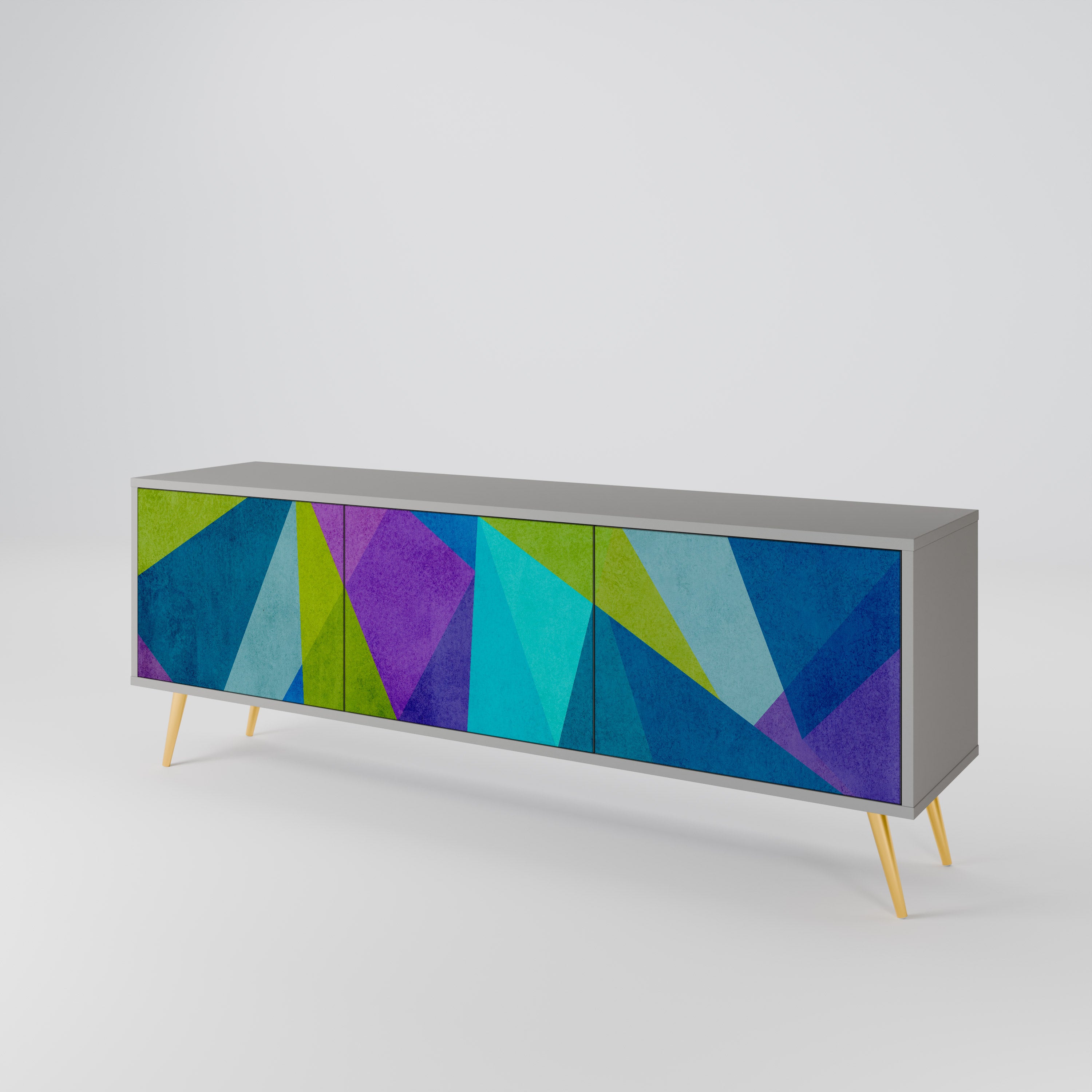 COLD SHOWCASE Mueble de TV de 3 Puertas