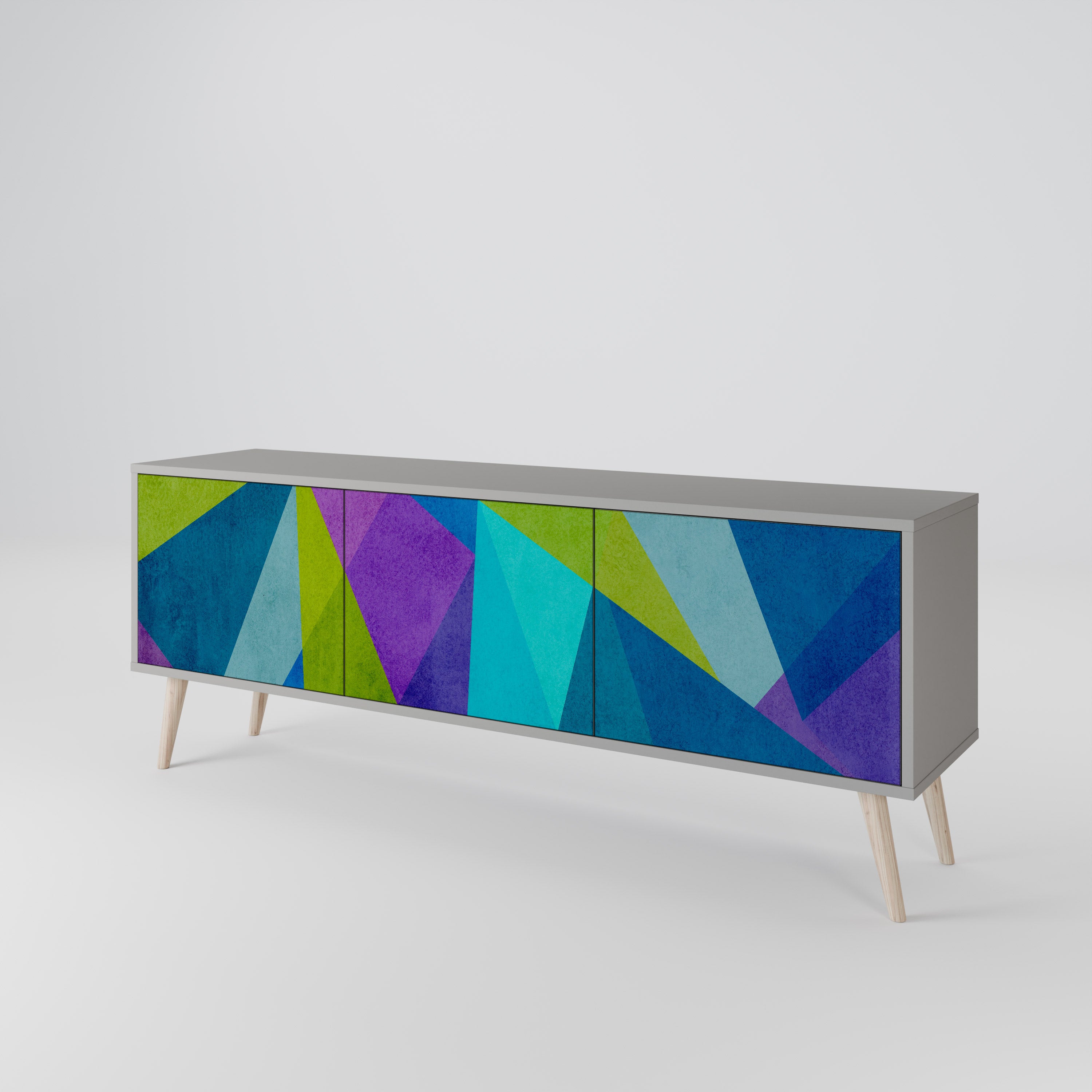 COLD SHOWCASE Mueble de TV de 3 Puertas