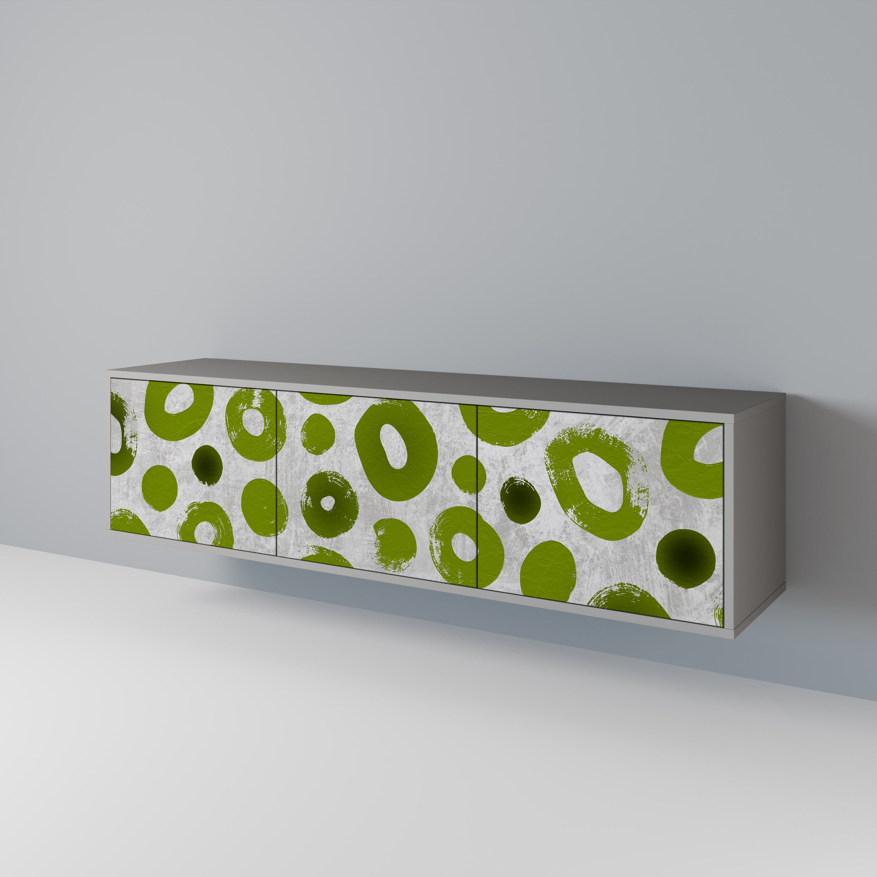 GREEN RHAPSODY Mueble de TV de 3 Puertas